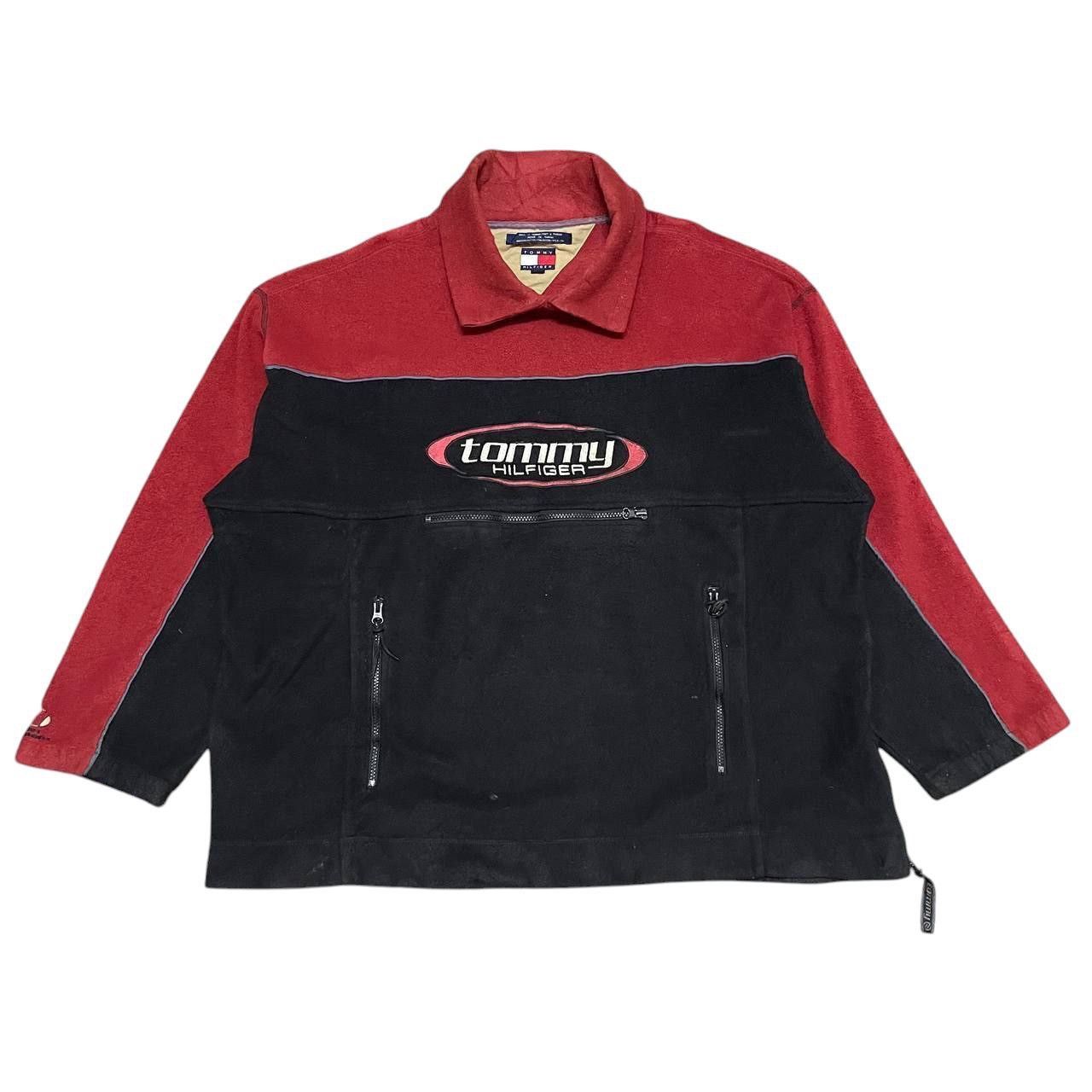 Tommy Hilfiger Vintage Tommy Hilfiger Anorak Fleece Jacket Size US XL / EU 56 / 4 - 1 Thumbnail