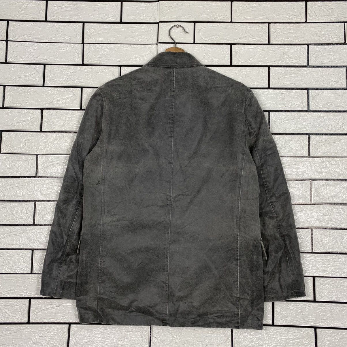 Calvin Klein 📌Vintage Chore Leather Jacket Worker Calvin Klein Size US M / EU 48-50 / 2 - 9 Thumbnail