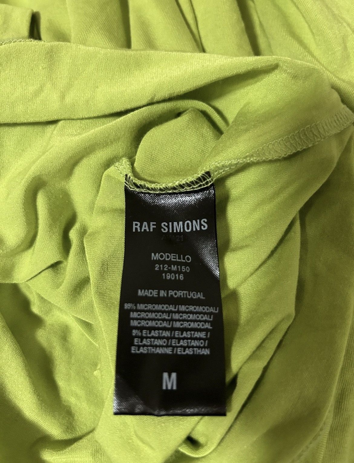 Raf Simons 2 yellow&blue lupetto micromodal sweater knit NEW rick owens Size US M / EU 48-50 / 2 - 7 Thumbnail