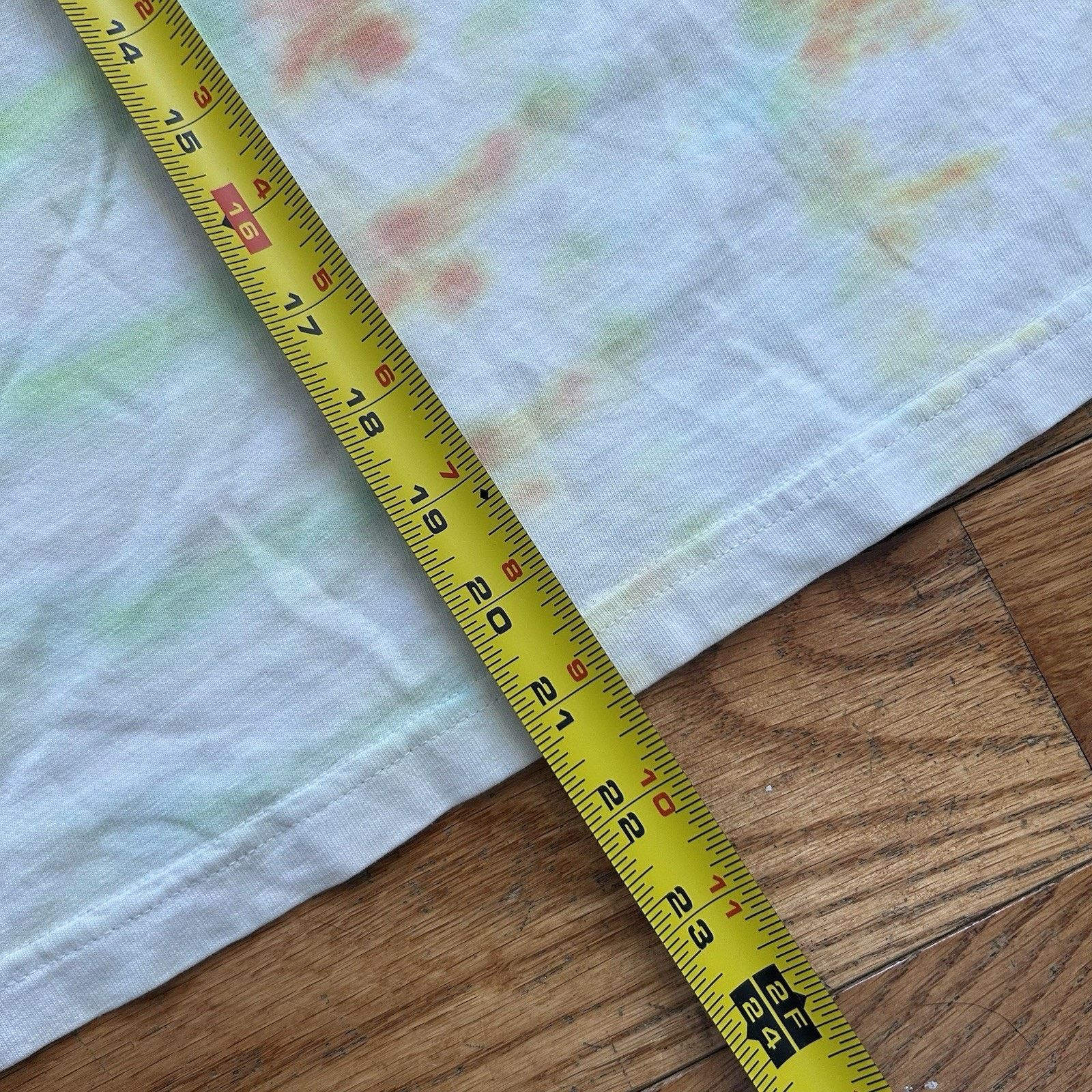 Vintage 90s Casual Boy Tie Dye Surf Long Sleeve Cropped Tee Shirt Size US S / EU 44-46 / 1 - 7 Thumbnail