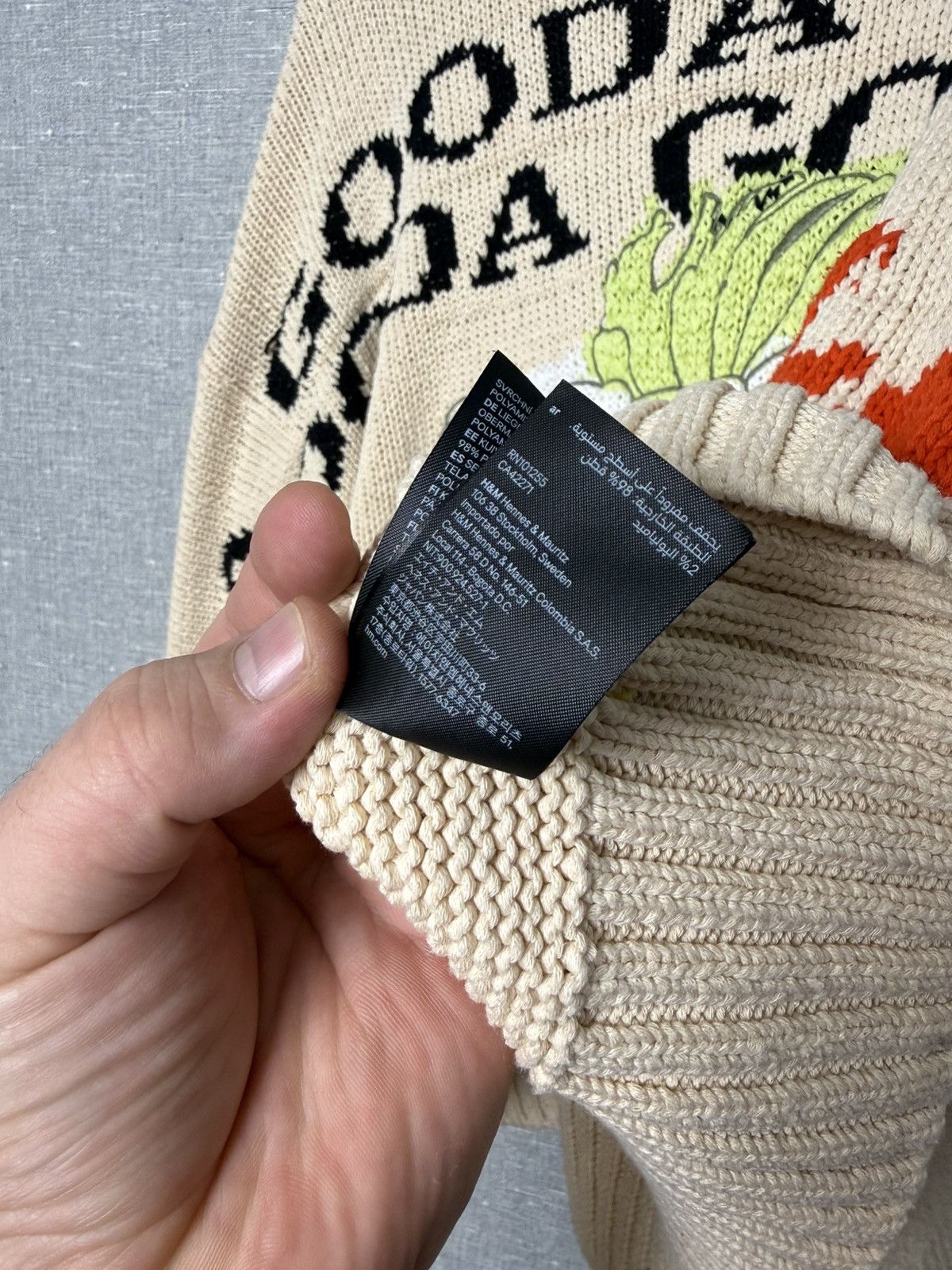 H&M H&M Studio Collection S/S 21 Jacquard Knit Oversized Sweater Size US S / EU 44-46 / 1 - 14 Thumbnail