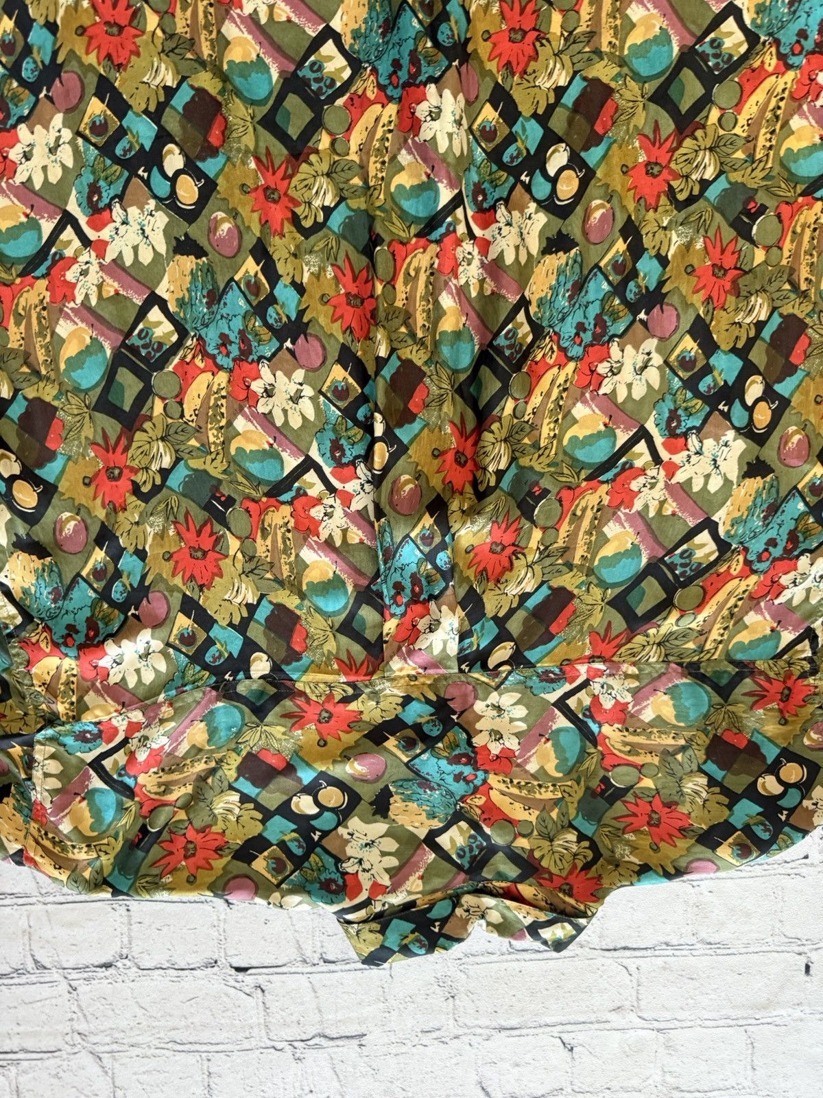 Vintage Vintage Summa Shirt Size Large 100% Silk Button Flower Retro Size US L / EU 52-54 / 3 - 6 Thumbnail