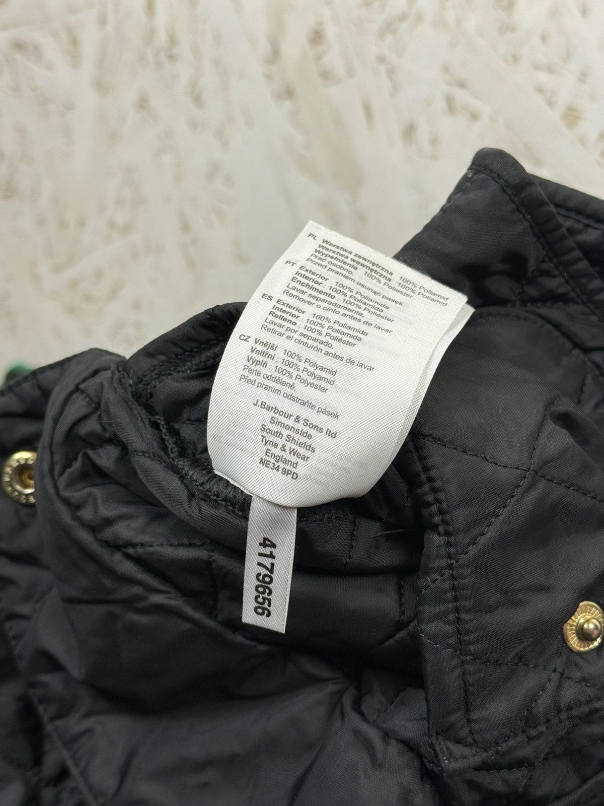 Barbour Barbour International Quilted Jacket In Black EU 36 US 6 Size M / US 6-8 / IT 42-44 - 11 Thumbnail