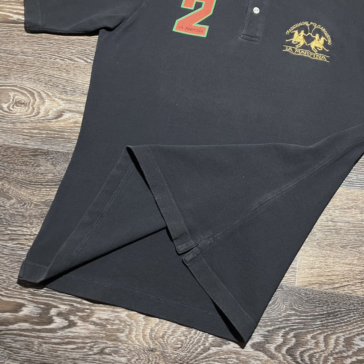 La Martina Vintage LA MARTINA Polo Argentino Embroidered #2 Polo Shirt Size US L / EU 52-54 / 3 - 4 Thumbnail