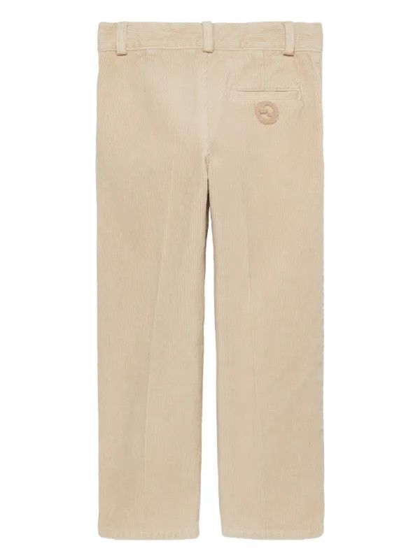 Gucci o1mt1gz0225 KIDS Velvet Corduroy Pant in Beige Size US 26 / EU 42 - 3 Thumbnail