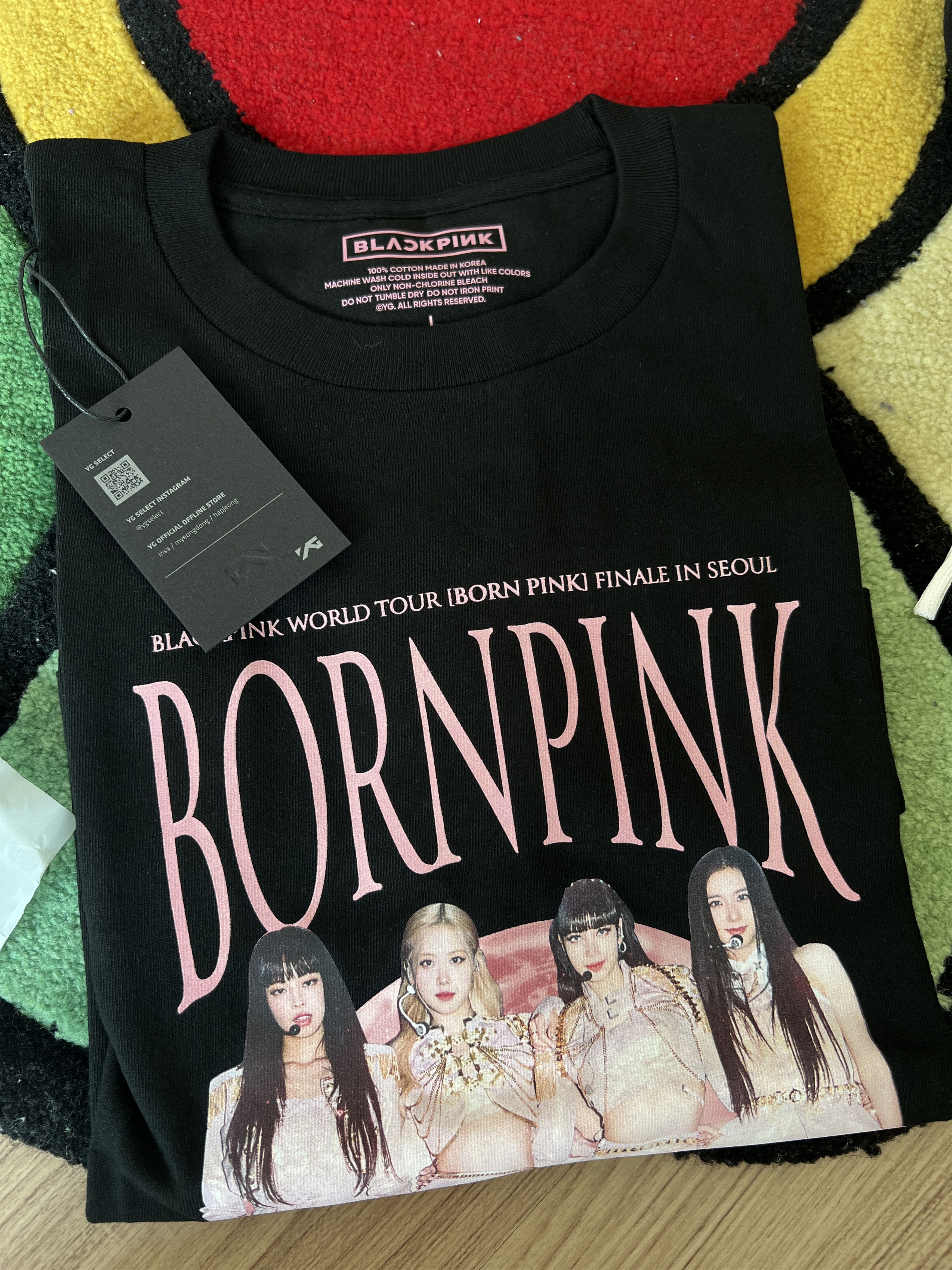 Blackpink Kpop Born pink T Shirt
