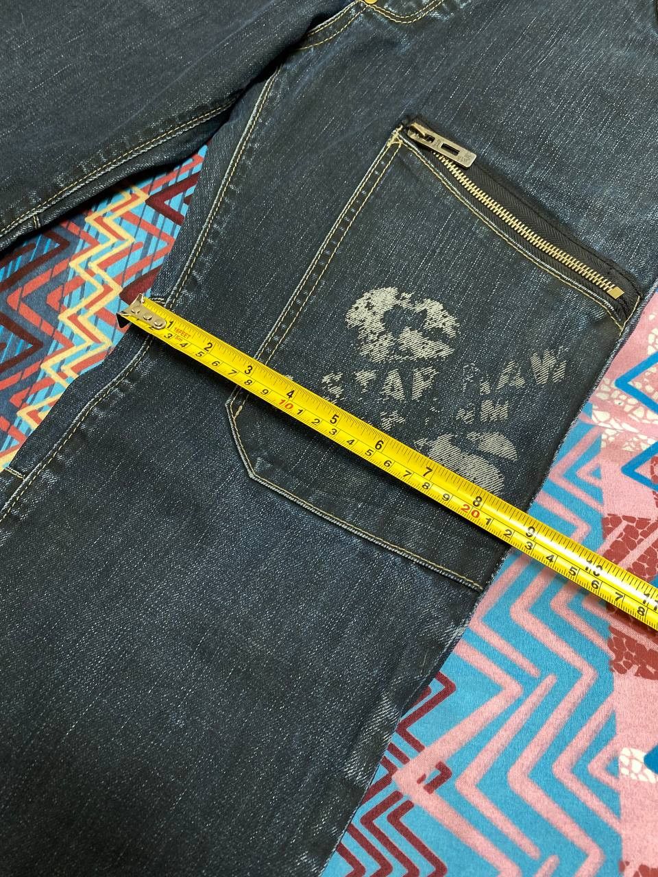 G-Star Vintage Jeans Baggy Flared Wide Japanese Hype Straigh Size US 30 / EU 46 - 11 Thumbnail