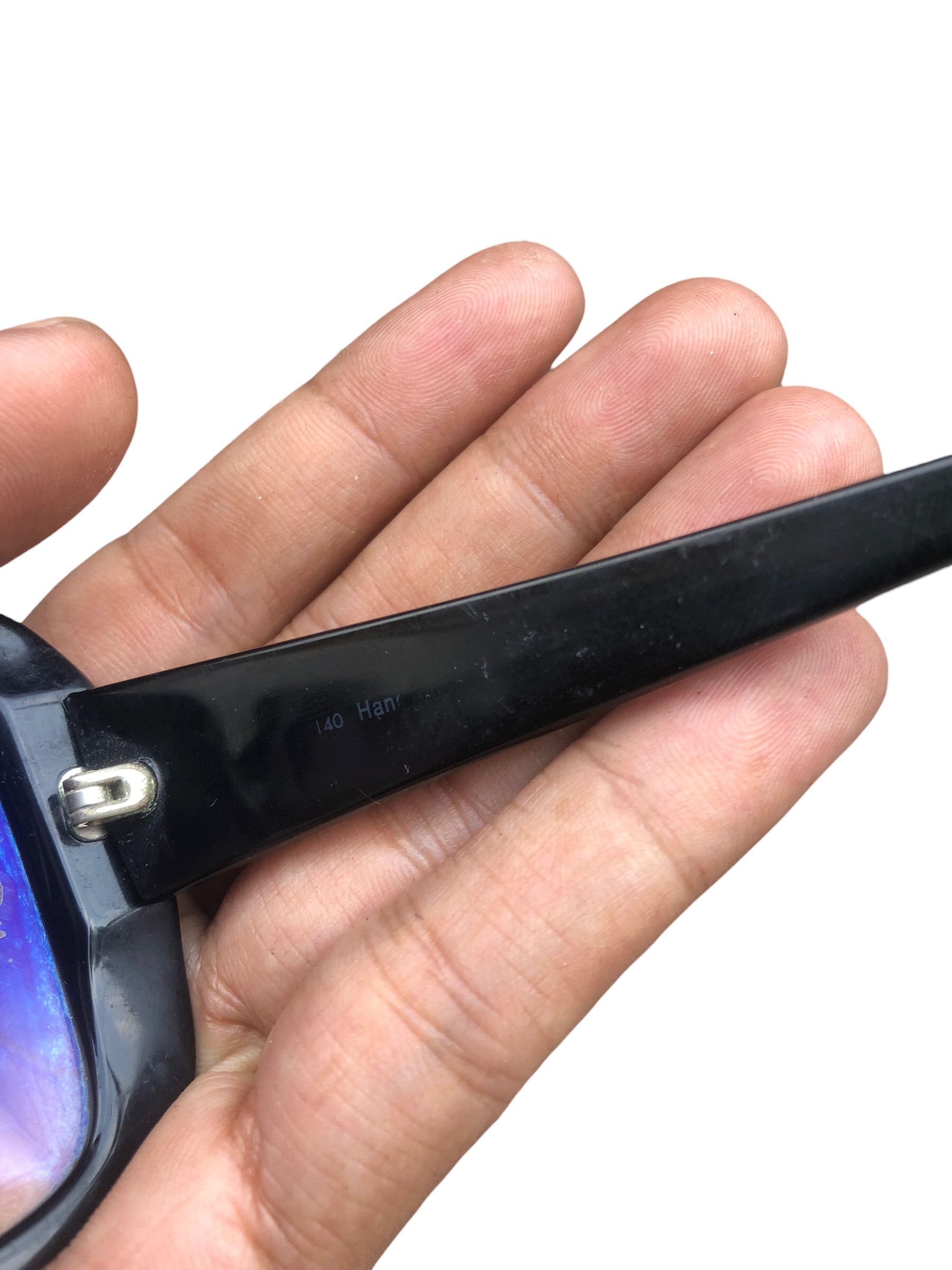 Cartier 💯Vintage CARTIER PARIS 140 Black Sunglasses CC Logo Square Size ONE SIZE - 10 Thumbnail