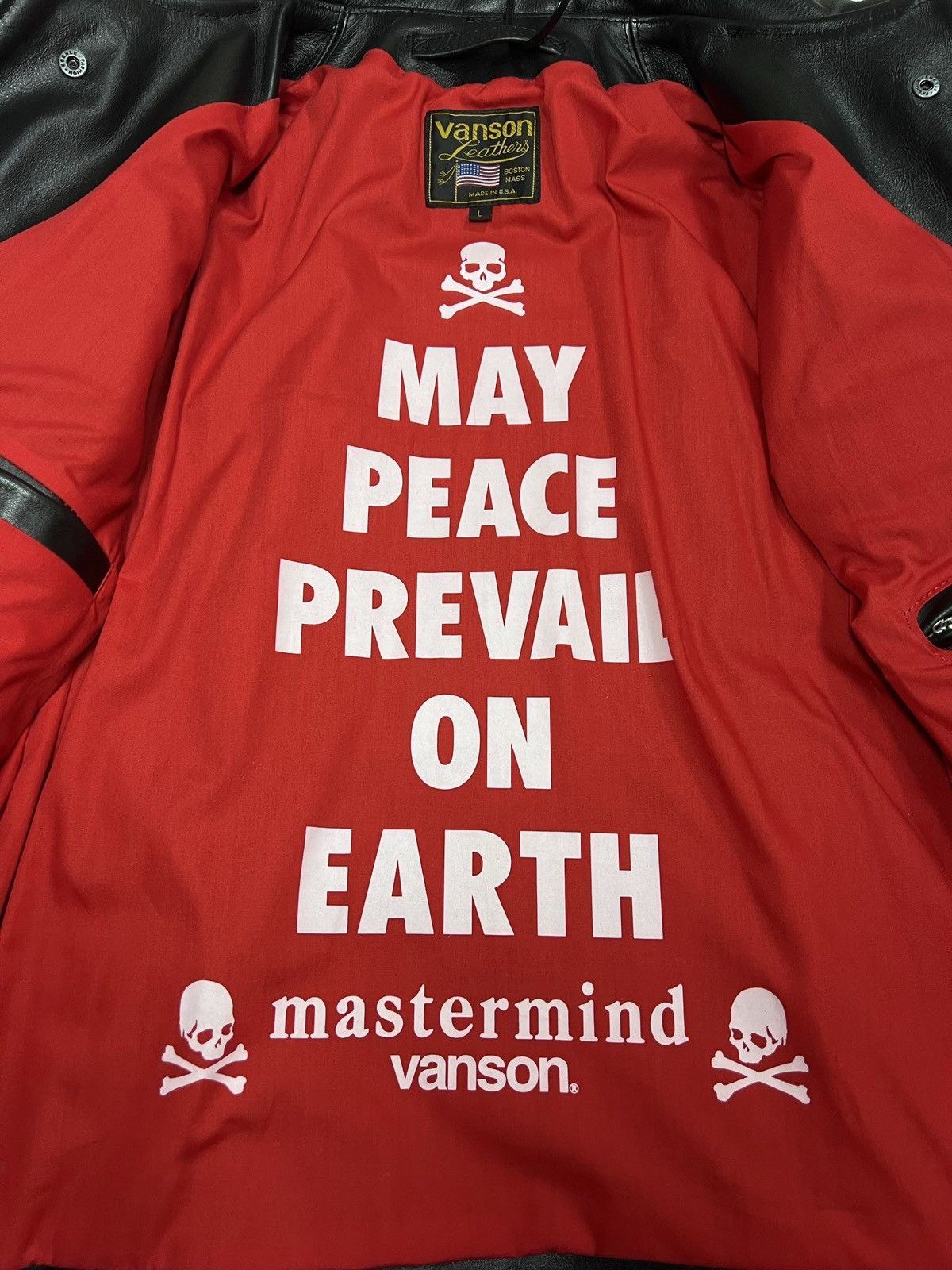 Mastermind Japan × Vanson Leathers Mastermind Japan X Vanson bikers jacket Size US L / EU 52-54 / 3 - 1 Thumbnail
