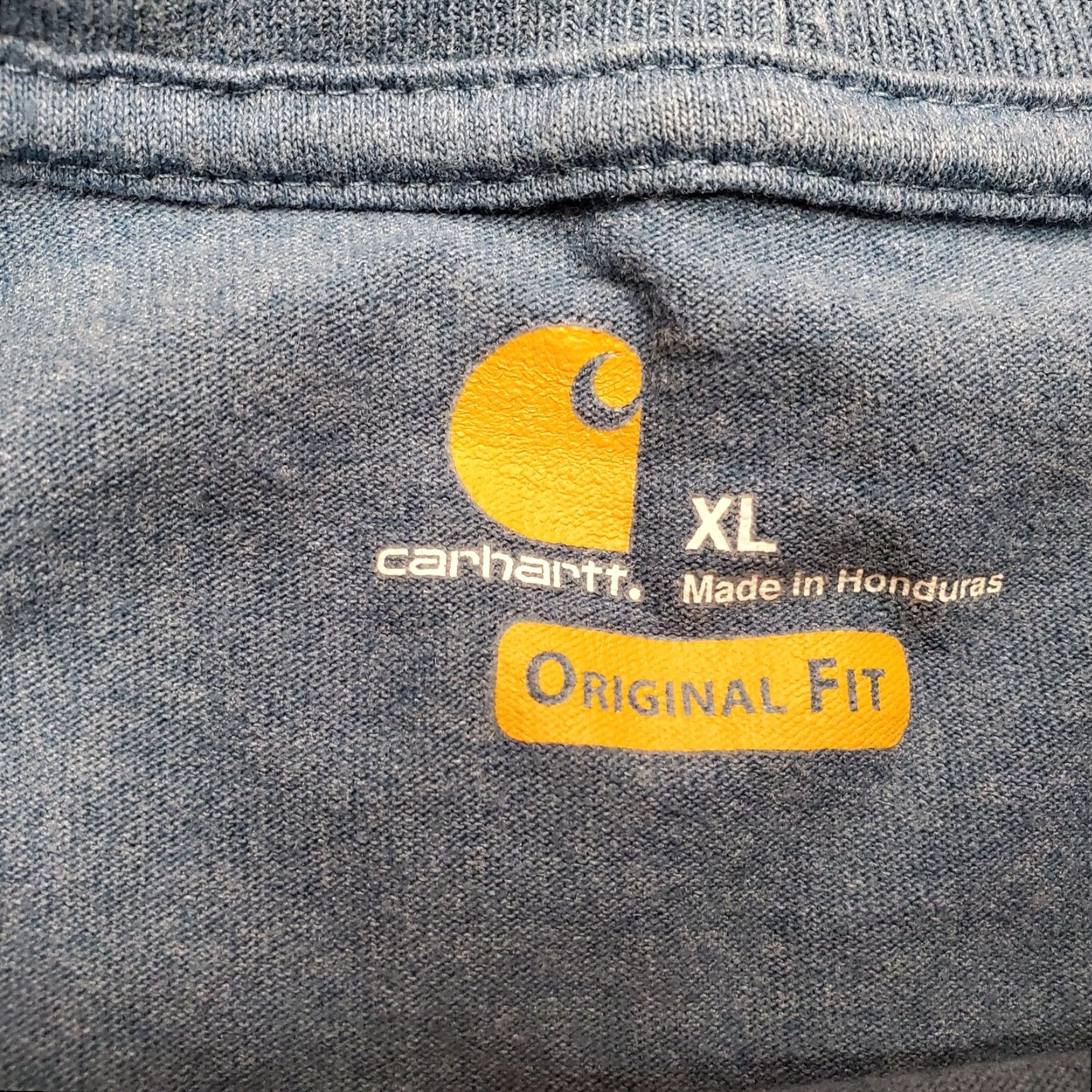 Carhartt Carhartt Shirt Men XL Blue Short Sleeve Crewneck Pocket T Original Fit Size US XL / EU 56 / 4 - 3 Thumbnail