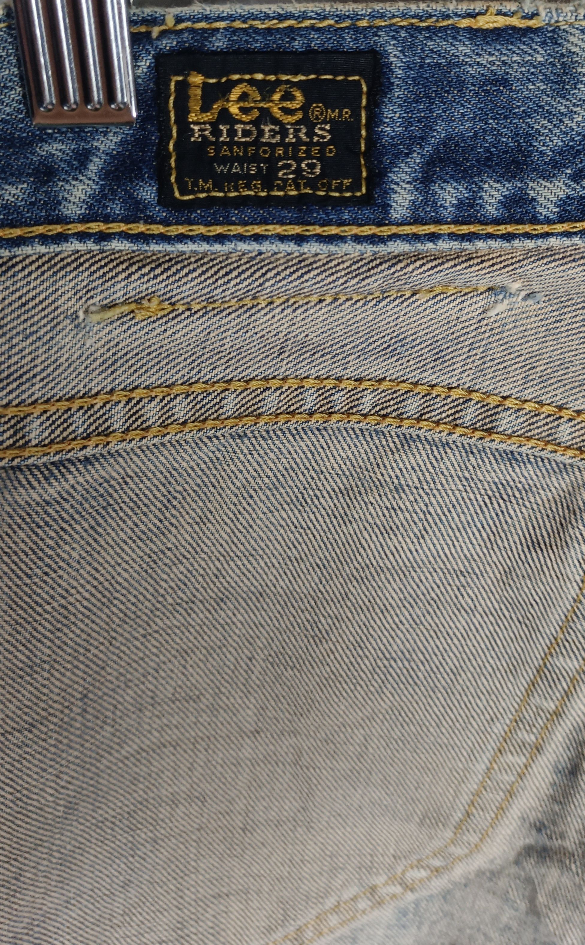 If Six Was Nine × Lee × Vintage Vintage Lee Riders Full Selvedge Talon Zipper Size US 29 - 13 Thumbnail