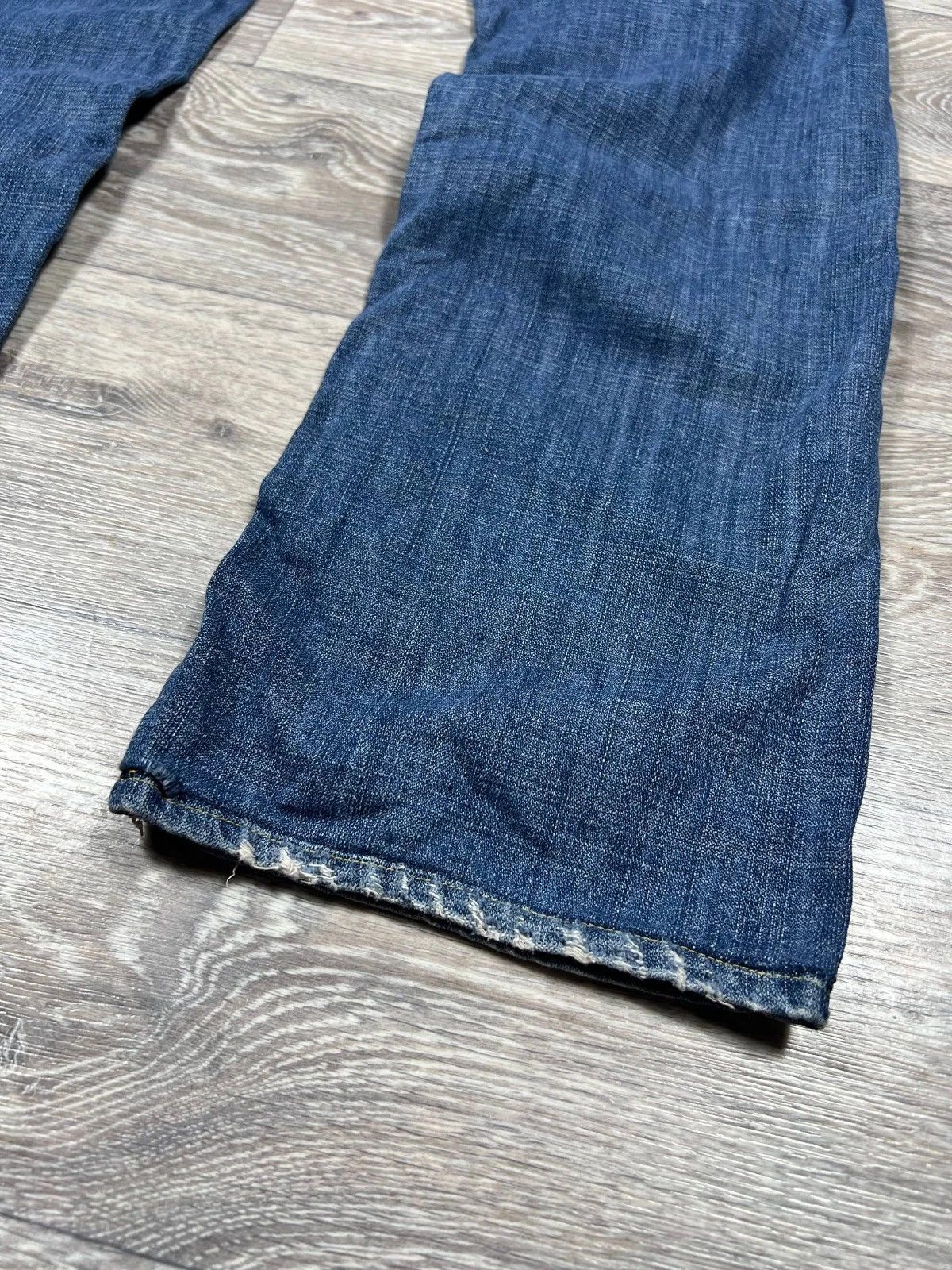 Armani Womens Armani Jeans Vintage Denim Pants Y2K logo distressed Size 30" / US 8 / IT 44 - 9 Thumbnail