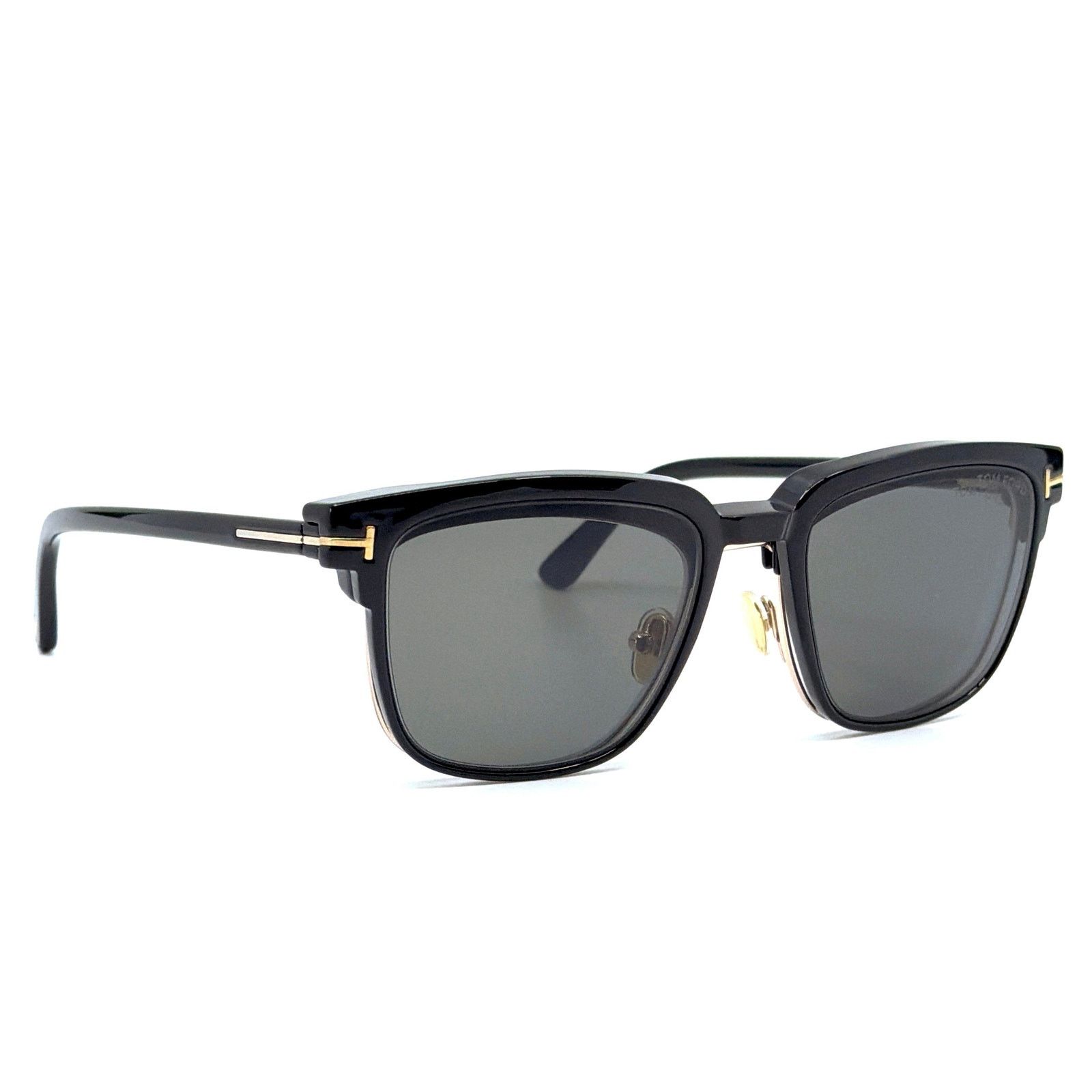 Tom Ford New, TOM FORD Clip-On Sunglasses/Eyeglasses TF5683-B 001 Size ONE SIZE - 2 Thumbnail