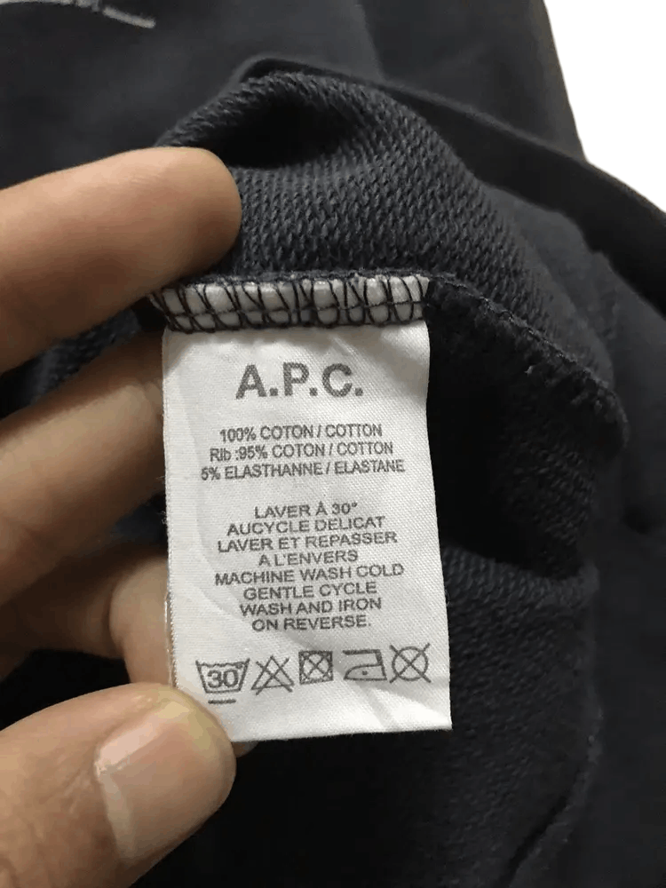 A.P.C. Vintage A.P.C Rue Madame Paris Sweatshirts Size XS / US 0-2 / IT 36-38 - 7 Thumbnail