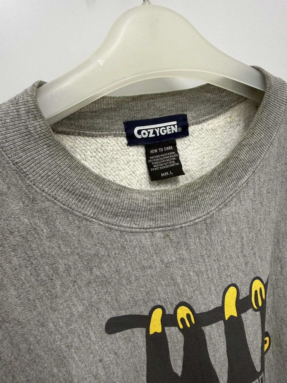 Japanese Brand 🔥 Cozygen SLOTH JAPAN STREETWEAR SWEAT - L Size US L / EU 52-54 / 3 - 7 Thumbnail