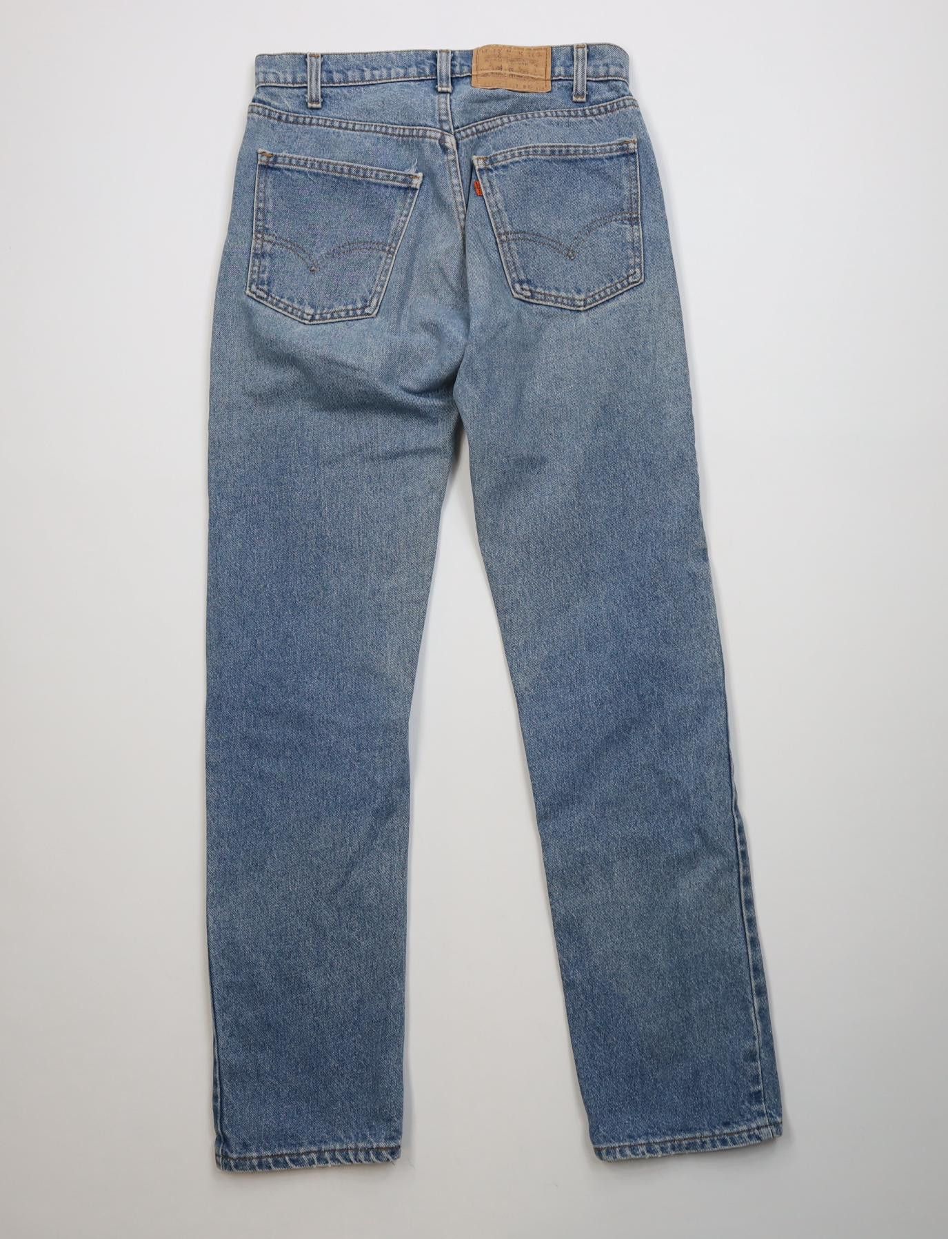 Levi's Vintage 80s Levis 505 Orange Tab Regular Straight Leg Jeans Size US 30 / EU 46 - 10 Thumbnail