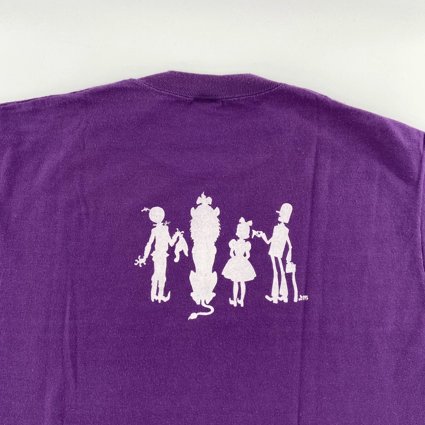 Jerzees Vintage Wizard Of Oz Movie Promo Purple T-Shirt Adult Large 90s Men Size US L / EU 52-54 / 3 - 4 Thumbnail