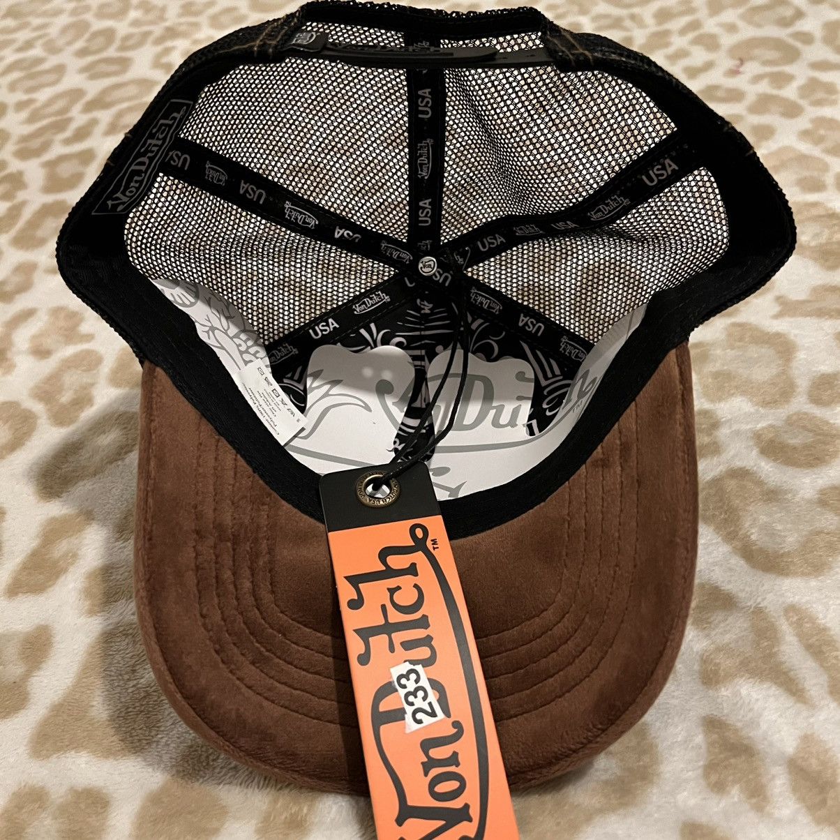 Von Dutch Von Dutch Brown Velvet Trucker 90$ Retail Size ONE SIZE - 3 Thumbnail