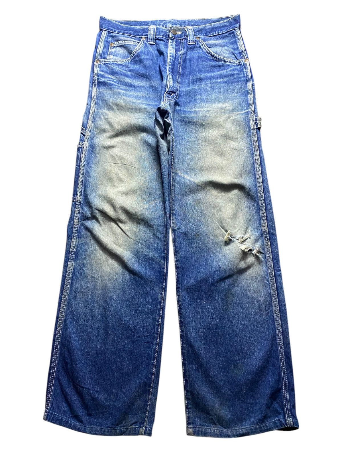 Big John Vintage Big John World Workers Carpenter Denim Jeans Size US 30 / EU 46 - 1 Thumbnail