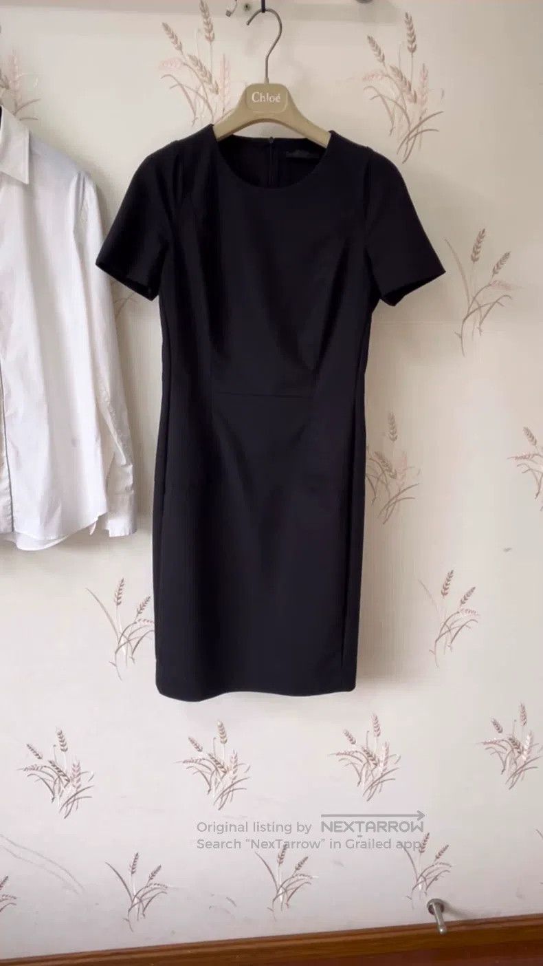 The Row The row Dark blue cotton dress Size S / US 4 / IT 40 - 1 Thumbnail