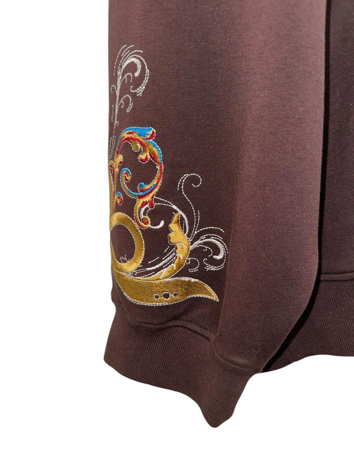 Designer Vintage Artful Dodger Y2K Brown Zip Up Hoodie 4XL Size US 44 / EU 60 - 6 Thumbnail