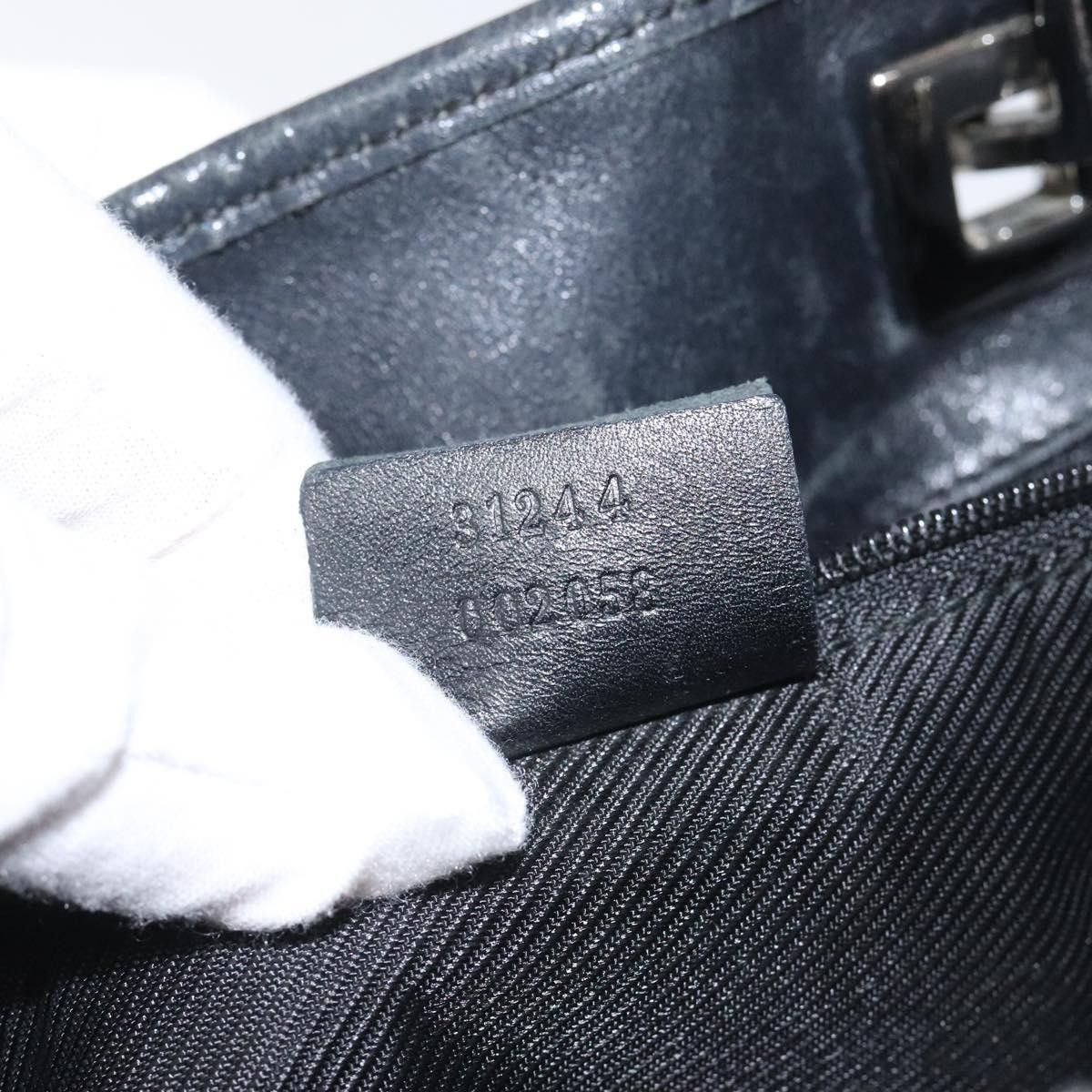 Gucci GUCCI GG Canvas Tote Bag Black Size ONE SIZE - 12 Thumbnail