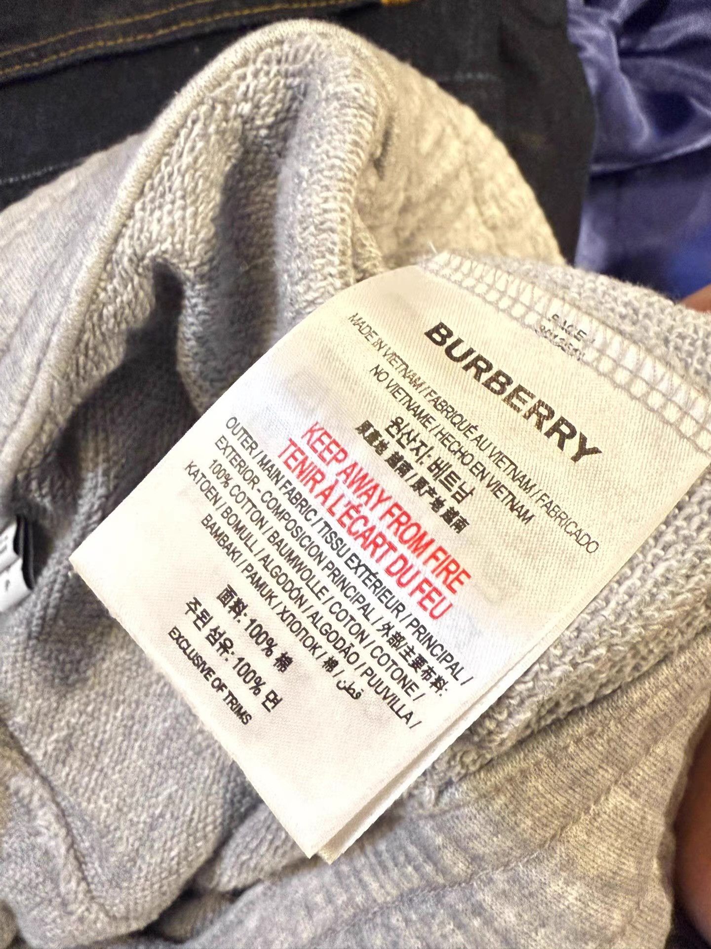 Burberry Burberry grey logo shorts Ｑ20 Size US 32 / EU 48 - 6 Thumbnail