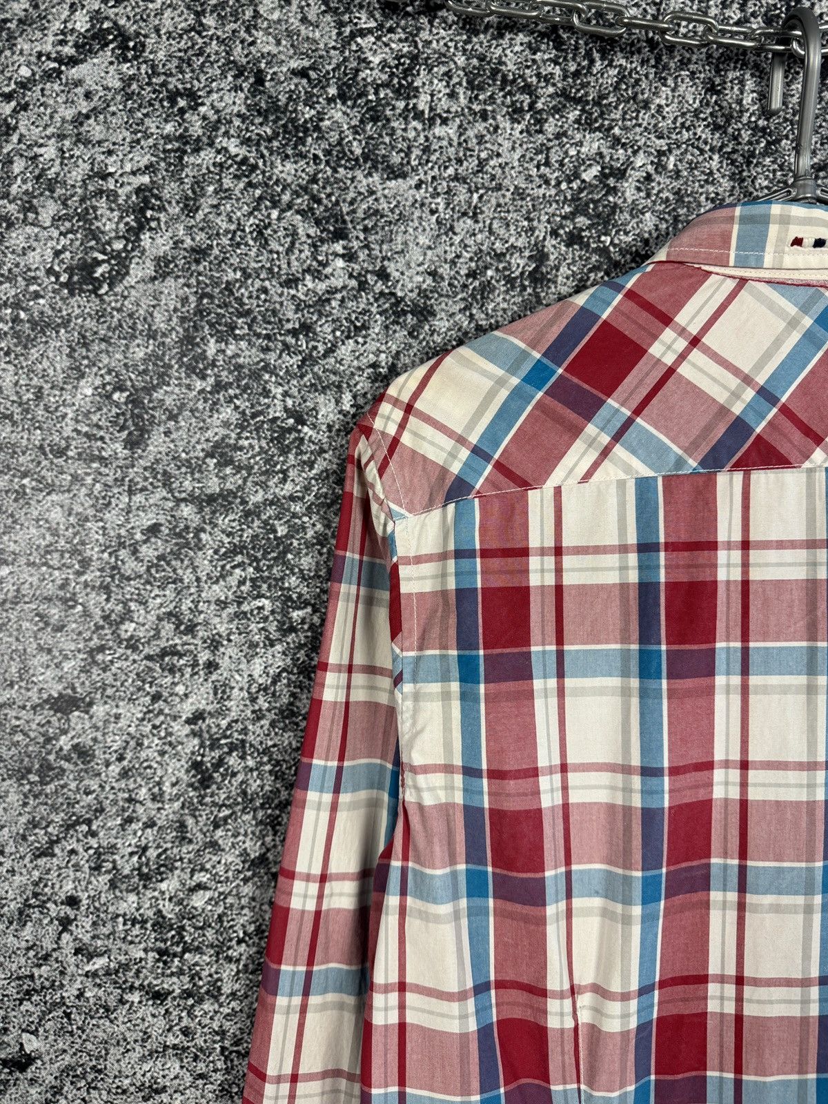 Napapijri Napapijri Long Sleeve Plaid Shirt Button Up Outdoor Size L Size US L / EU 52-54 / 3 - 12 Thumbnail