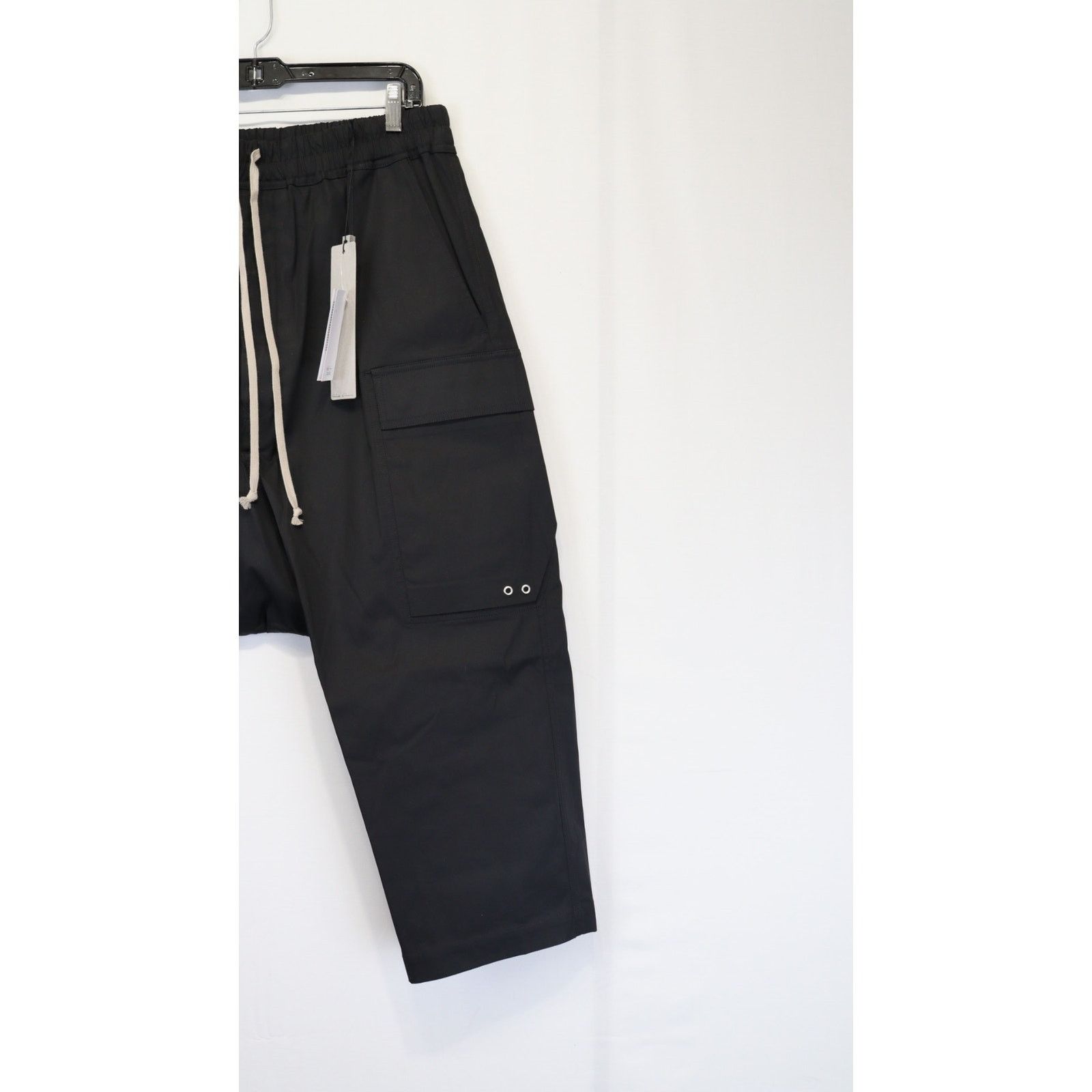 Rick Owens o1rshd1 Cargo Cropped in Black Size US 36 / EU 52 - 2 Thumbnail