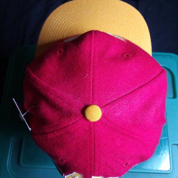 American Needle NWT DS American Needle Blockhead Calgary Flames Snap Hat Size ONE SIZE - 5 Thumbnail