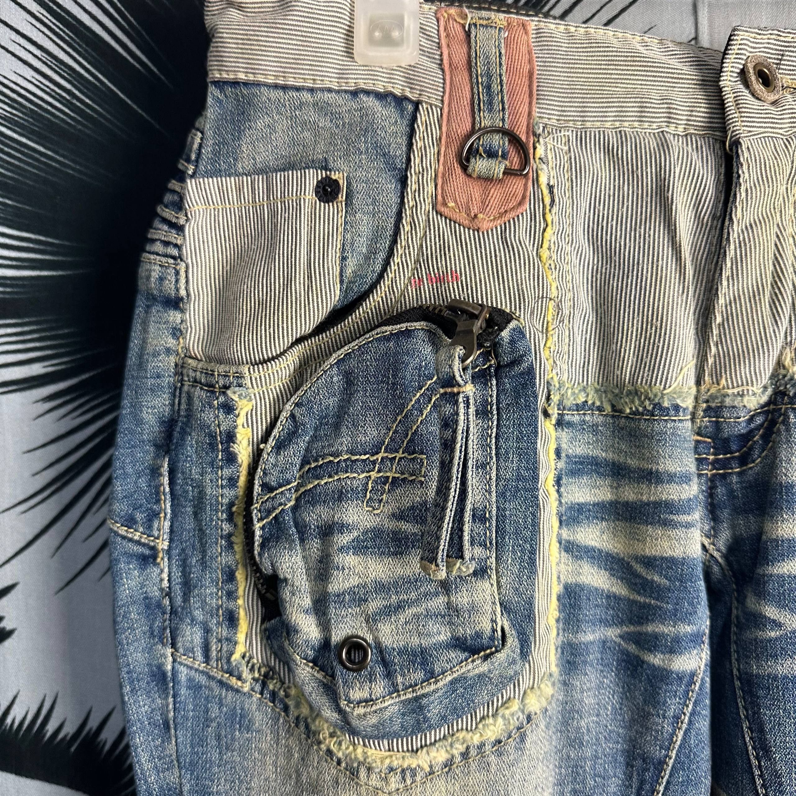 PPFM 2000s PPFM Eastern Rock Punk Denim Jeans Size US 32 / EU 48 - 8 Thumbnail