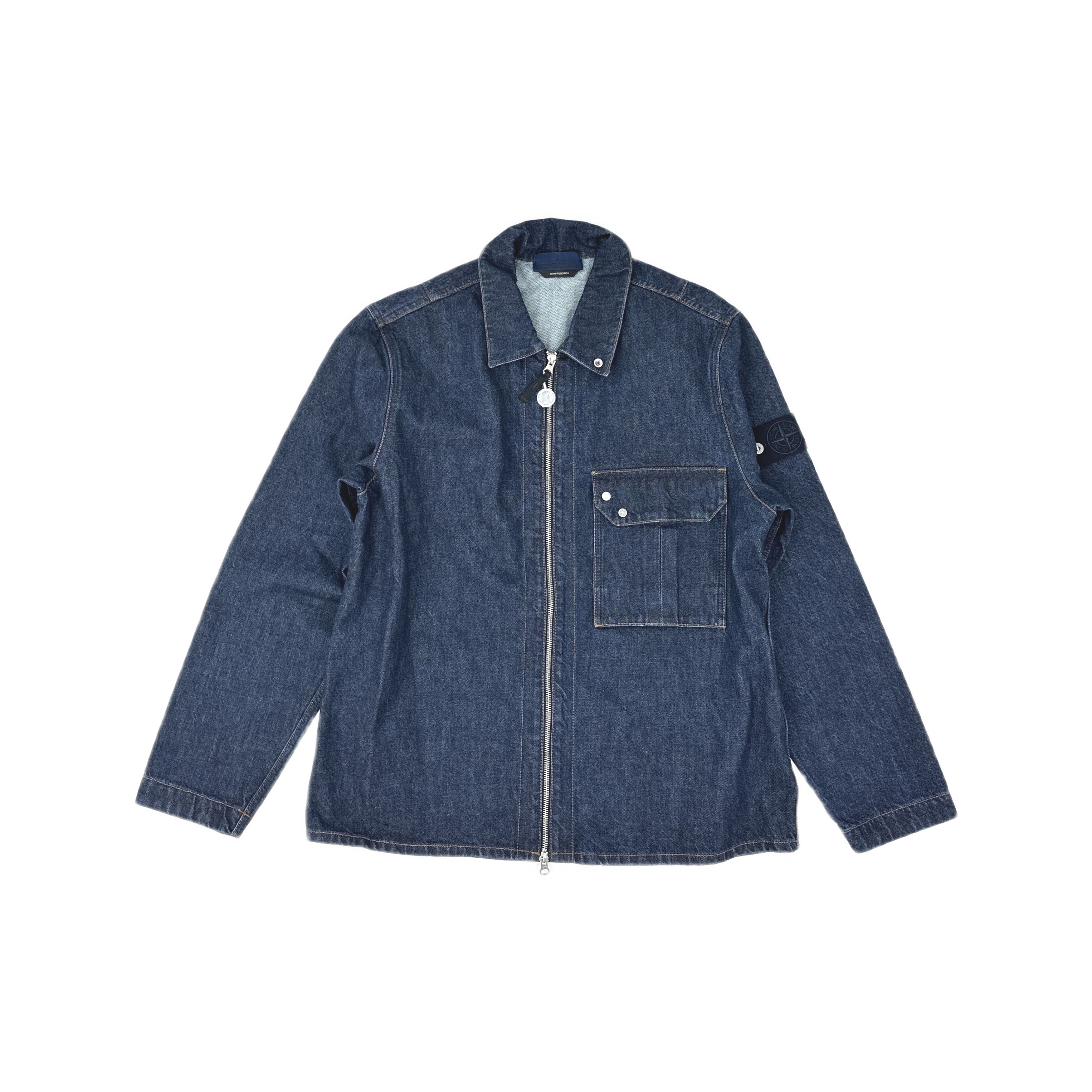 Stone Island Stone Island Denim Research Zip-Up Jacket L Size US L / EU 52-54 / 3 - 1 Thumbnail