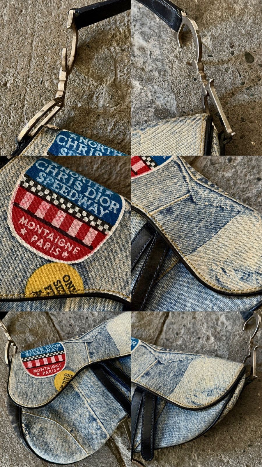 Dior Dior - John Galliano - SS2001 - Speedy way Denim -Saddle Bag Size ONE SIZE - 18 Thumbnail