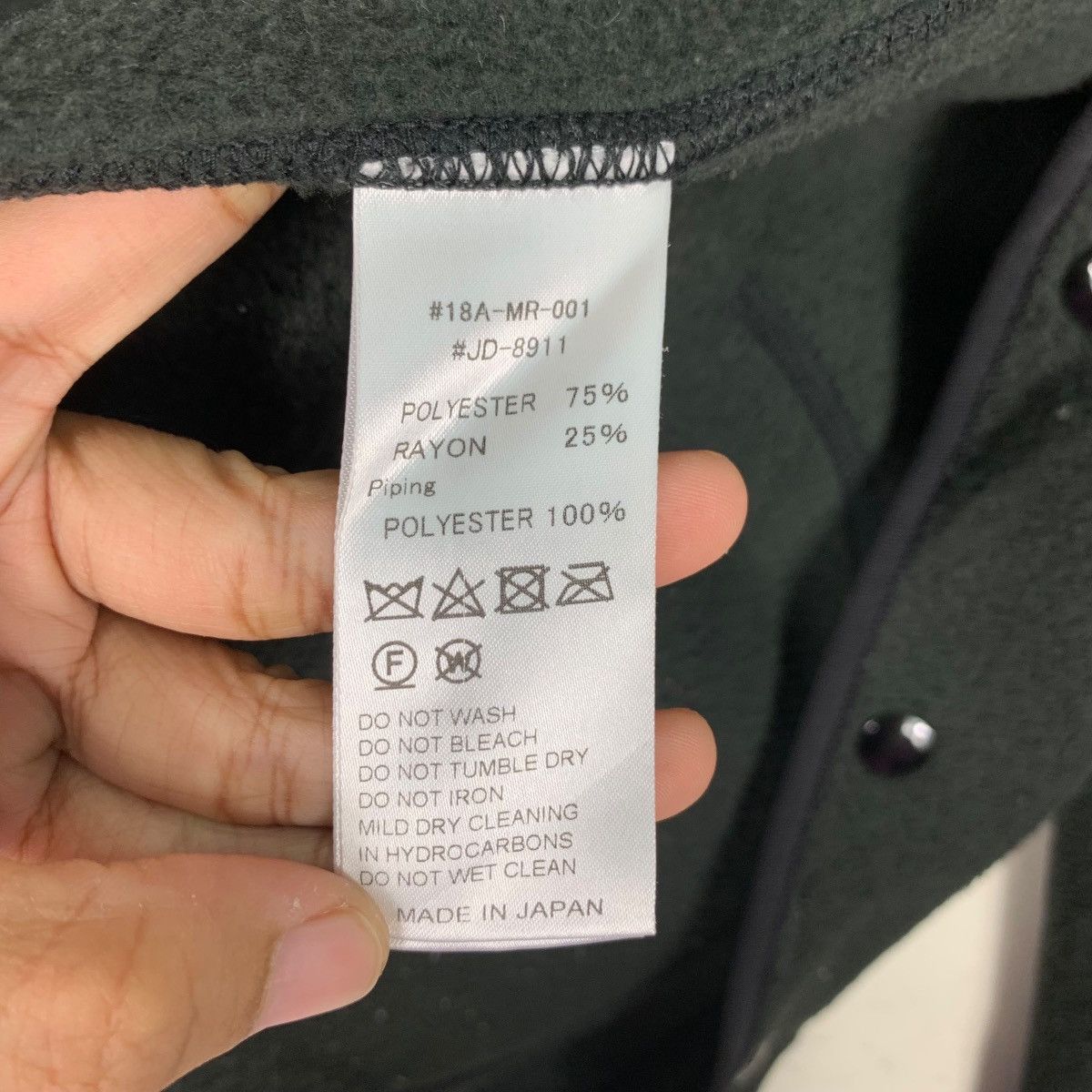 Danton DANTON Snap Button Fleece Jacket #0922-C41 Size US M / EU 48-50 / 2 - 17 Thumbnail