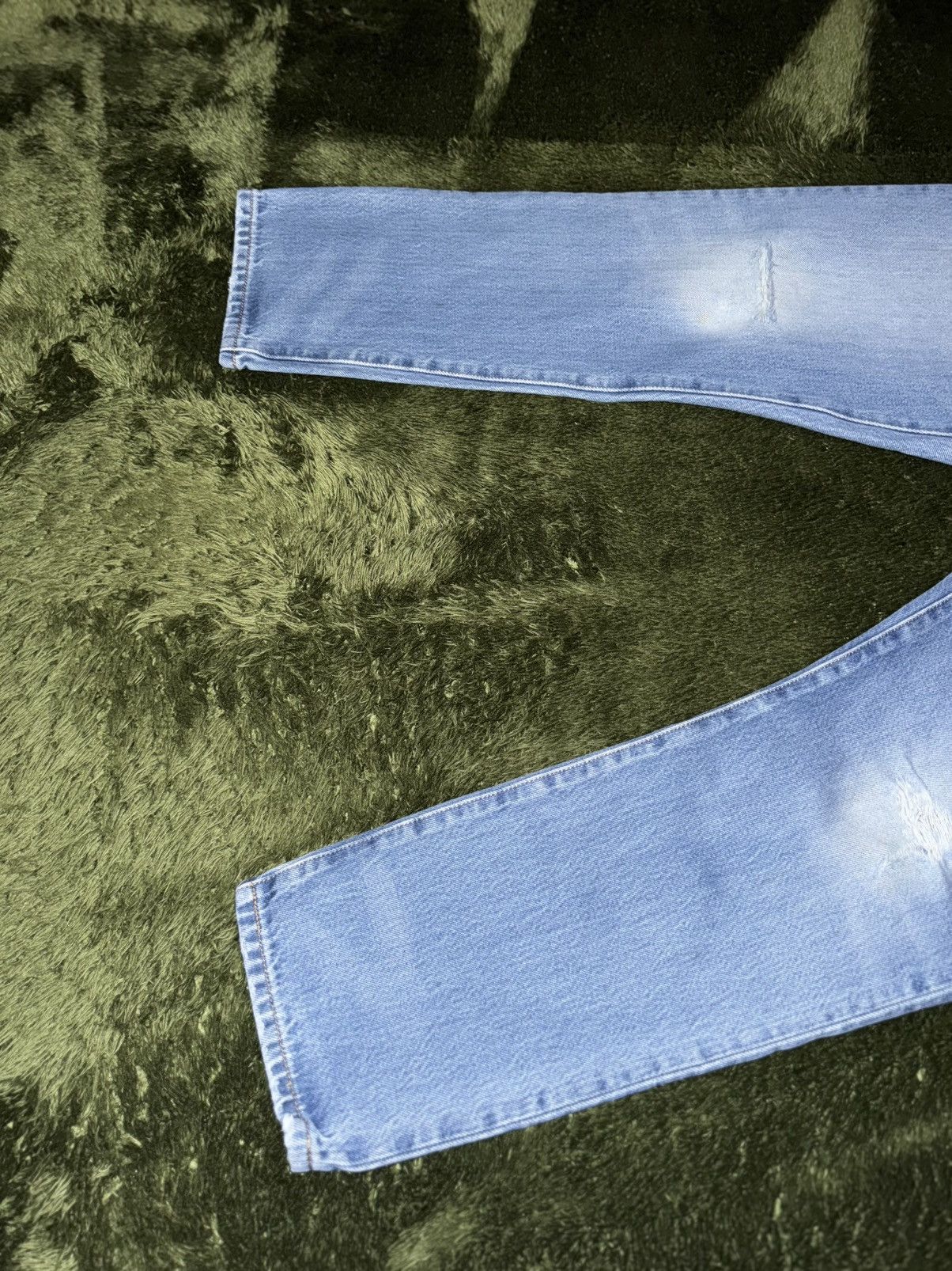 Levi's [W31/L32] Levi’s 501 CT Leather Label Indigo washed Denim Size US 31 - 7 Thumbnail