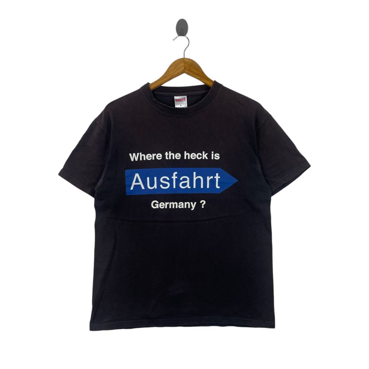 Soffe × Vintage Vintage Funny Ausfahrt Germany Soffe T-Shirt Size US M / EU 48-50 / 2 - 1 Thumbnail