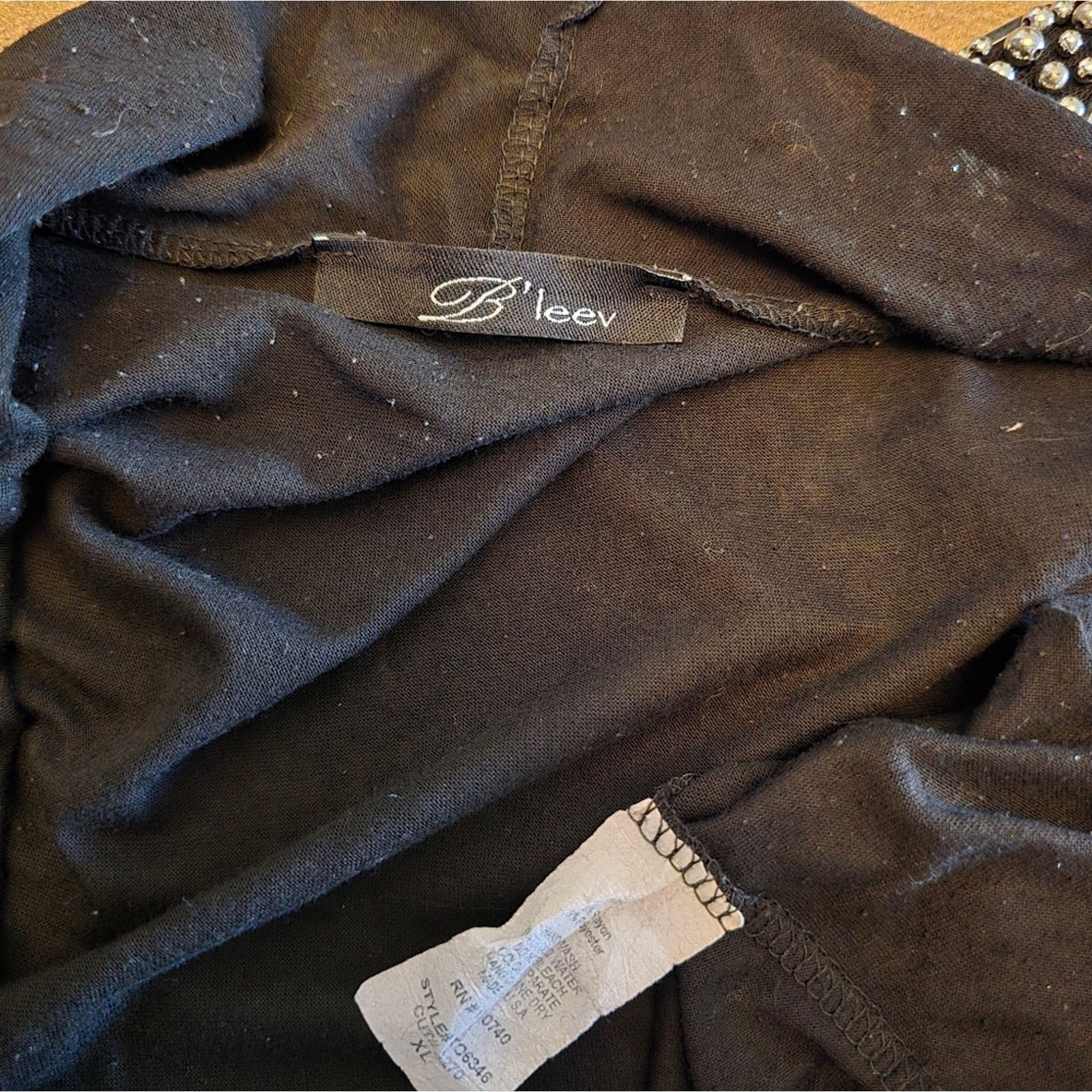 Other Black Detailed | B'LEEV | Sleeveless Cardigan Size XL / US 12-14 / IT 48-50 - 4 Thumbnail