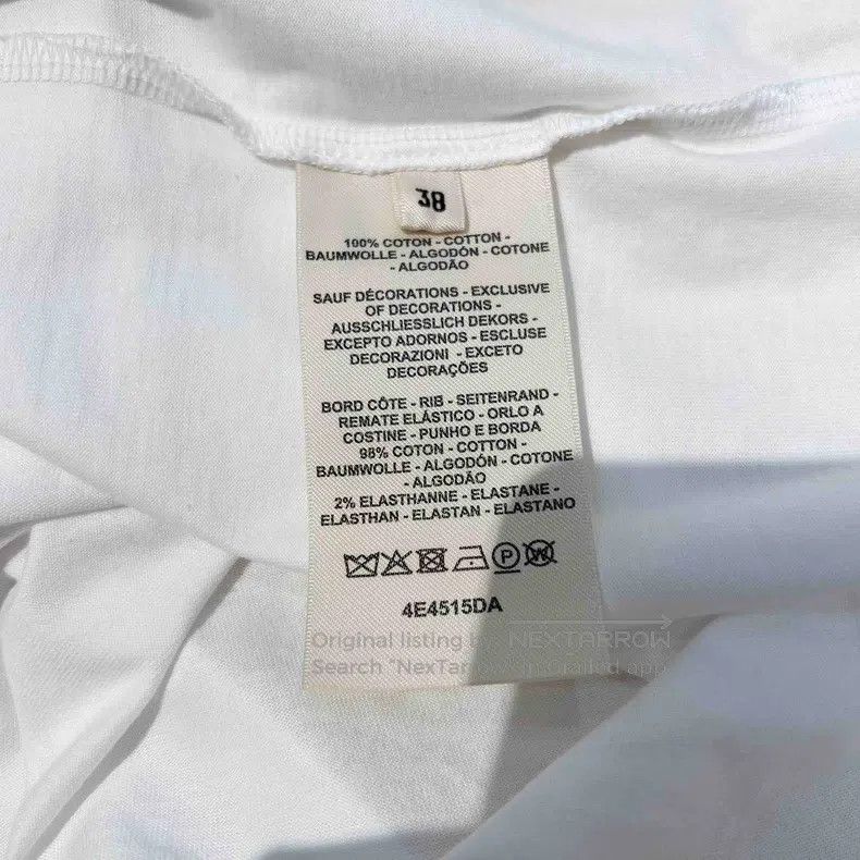 Hermes Hermes Round Neck Embroidered Pocket Short Sleeve Dress Size XS / US 0-2 / IT 36-38 - 4 Thumbnail