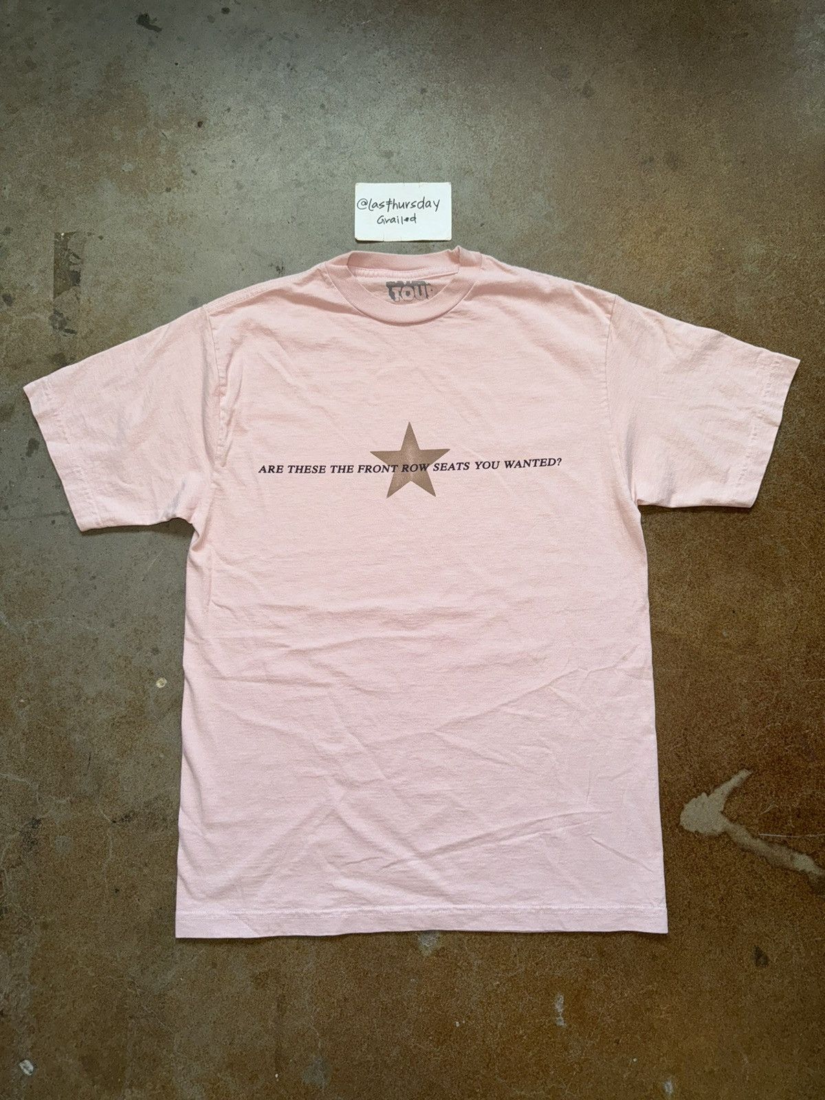 Travis Scott Travis Scott Utopia Circus Maximus 2023 Pink Star Tee XL Size US XL / EU 56 / 4 - 2 Thumbnail
