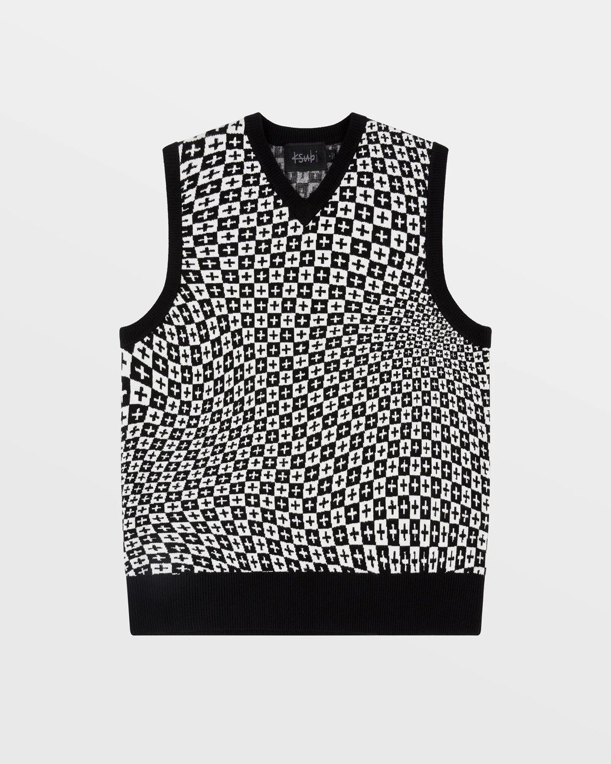 Ksubi Check Out Knit Vest Multi-ksubi size-small Size US S / EU 44-46 / 1 - 5 Thumbnail