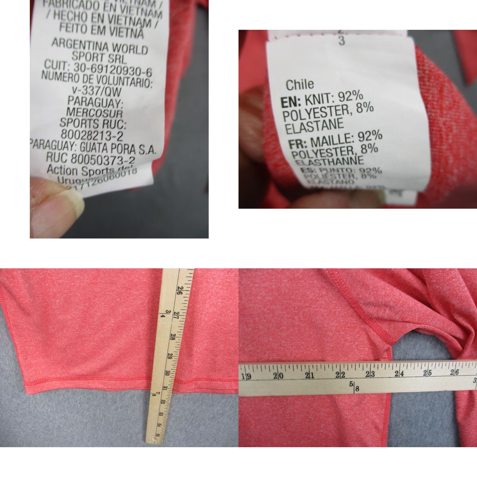 Quiksilver Quiksilver Shirt Mens 2XL Red Long Sleeve Surf Logo Performance Athletic Top Size US XXL / EU 58 / 5 - 8 Thumbnail