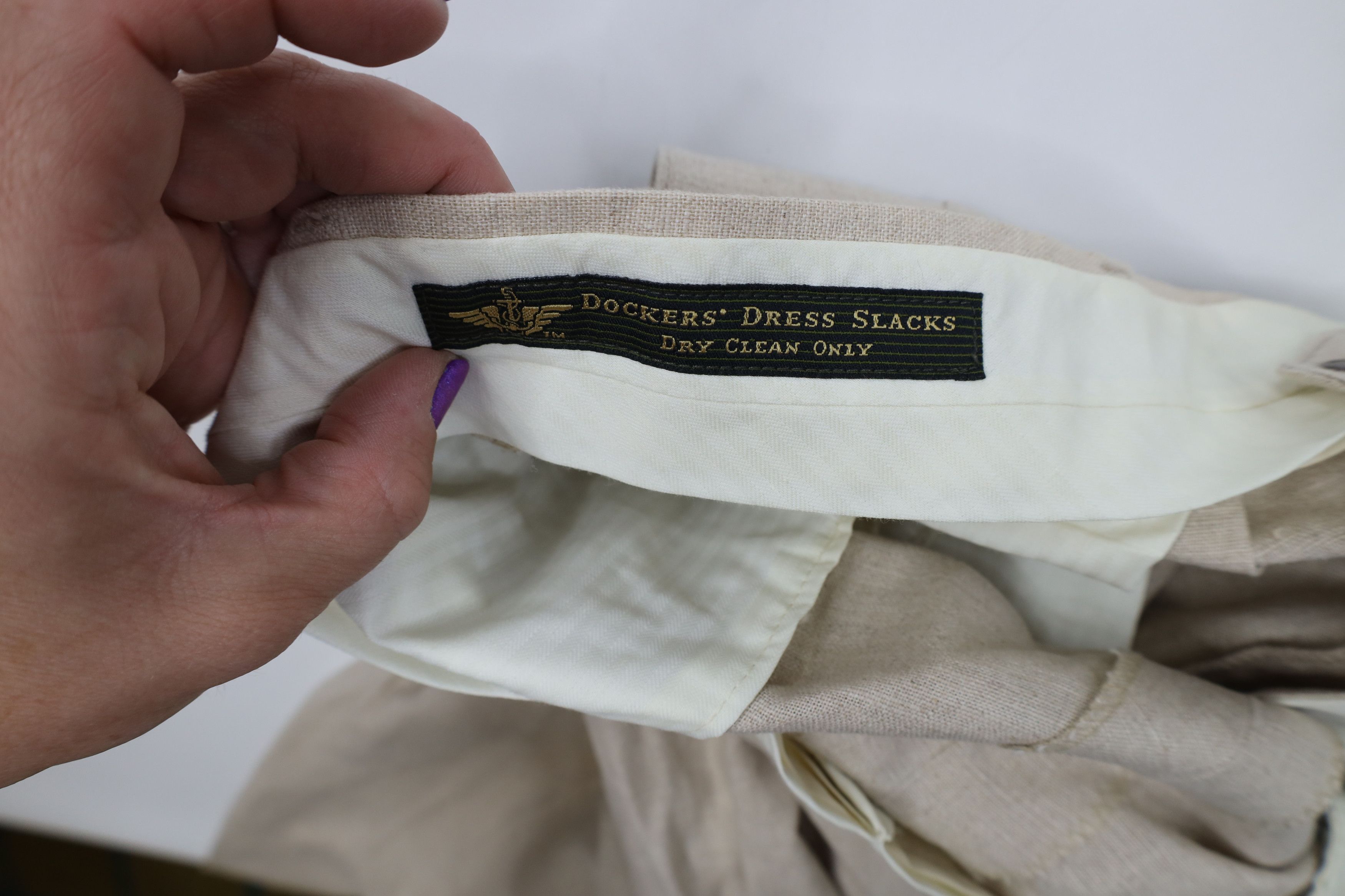Vintage Vintage 90s Streetwear Pleated Wide Leg Chino Pants USA Size US 38 / EU 54 - 12 Thumbnail