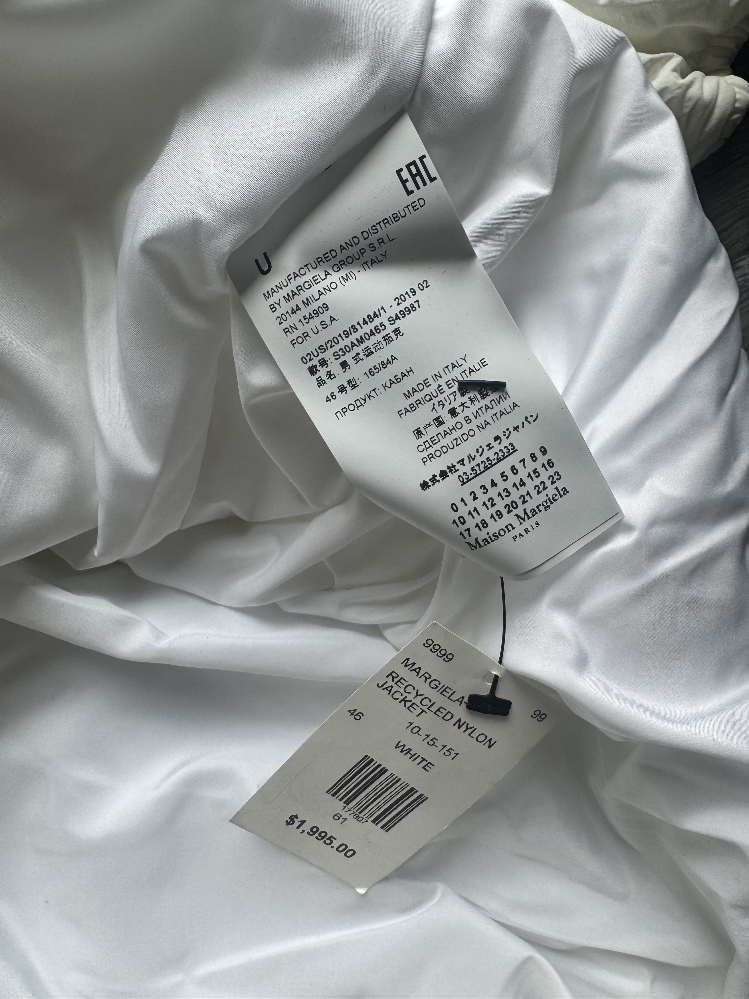 Maison Margiela Maison Margiela Recycled Nylon Jacket Size US S / EU 44-46 / 1 - 7 Thumbnail