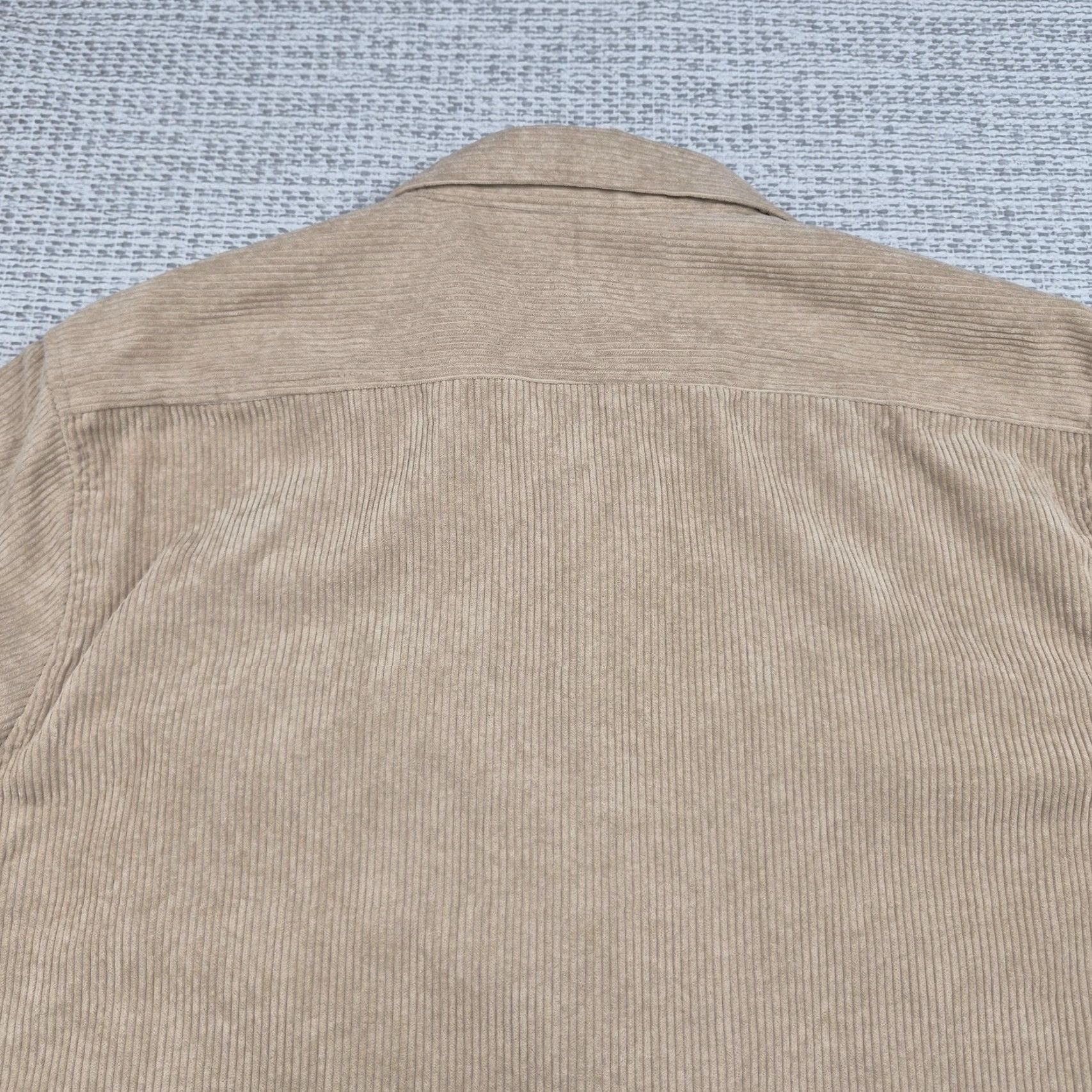 CO VINTAGE Molokai Surf Co Button Up Shirt Flannel Mens XL Tan Corduroy Long Sleeve Casual Size US XL / EU 56 / 4 - 7 Thumbnail