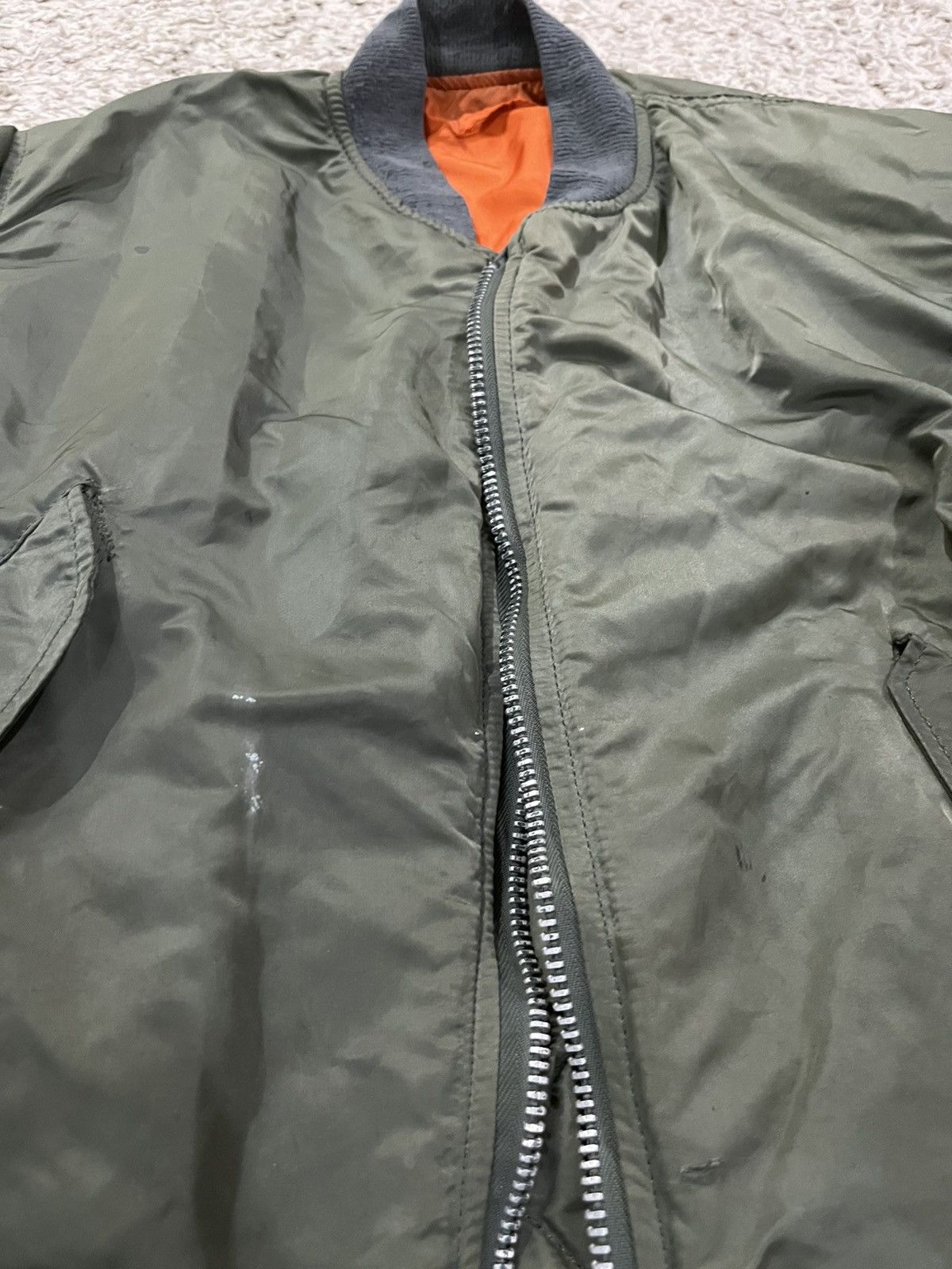 Alpha Industries 🔥 VINTAGE REVERSIBLE ALPHA INDUSTRIES MA-1 BOMBER JACKET Size US M / EU 48-50 / 2 - 4 Thumbnail