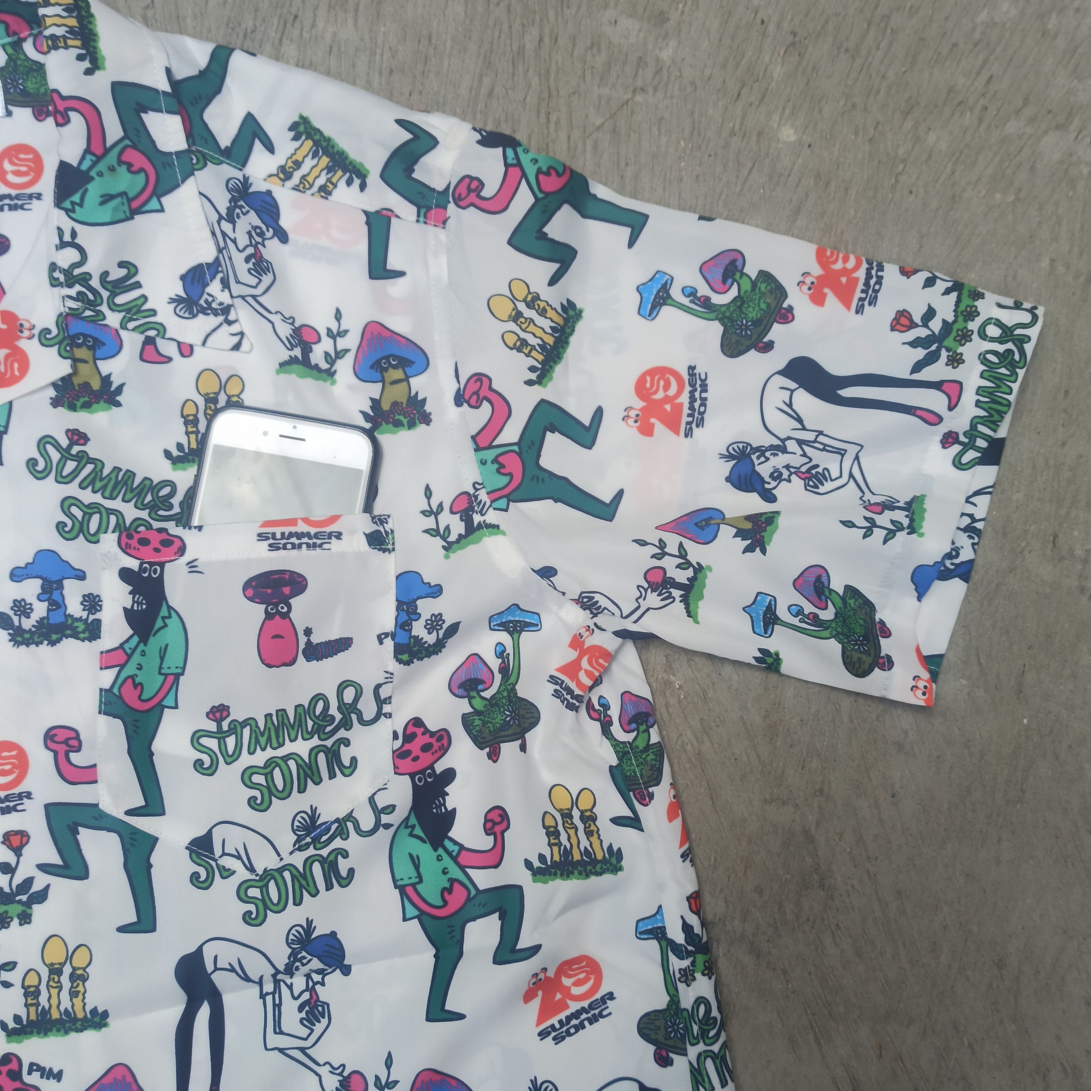 Band Tees × Japanese Brand Summer Sonic Open Collar Hawaiian Shirt Aniversary 20th Size US M / EU 48-50 / 2 - 5 Thumbnail