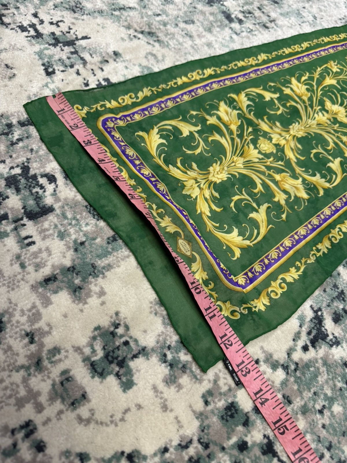 Versace ATELIER VERSACE FLORAL PRINT LONG SILK SCARF Size ONE SIZE - 6 Thumbnail