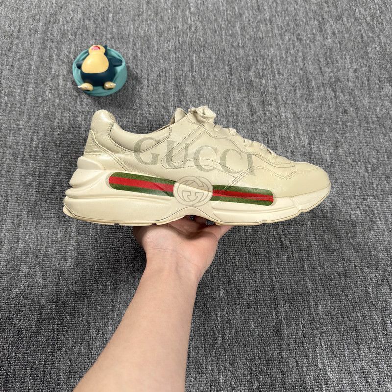 Gucci Gucci Rhyton Logo Low-Top Dad Sneakers - Size US 11 / EU 44 - 6 Thumbnail