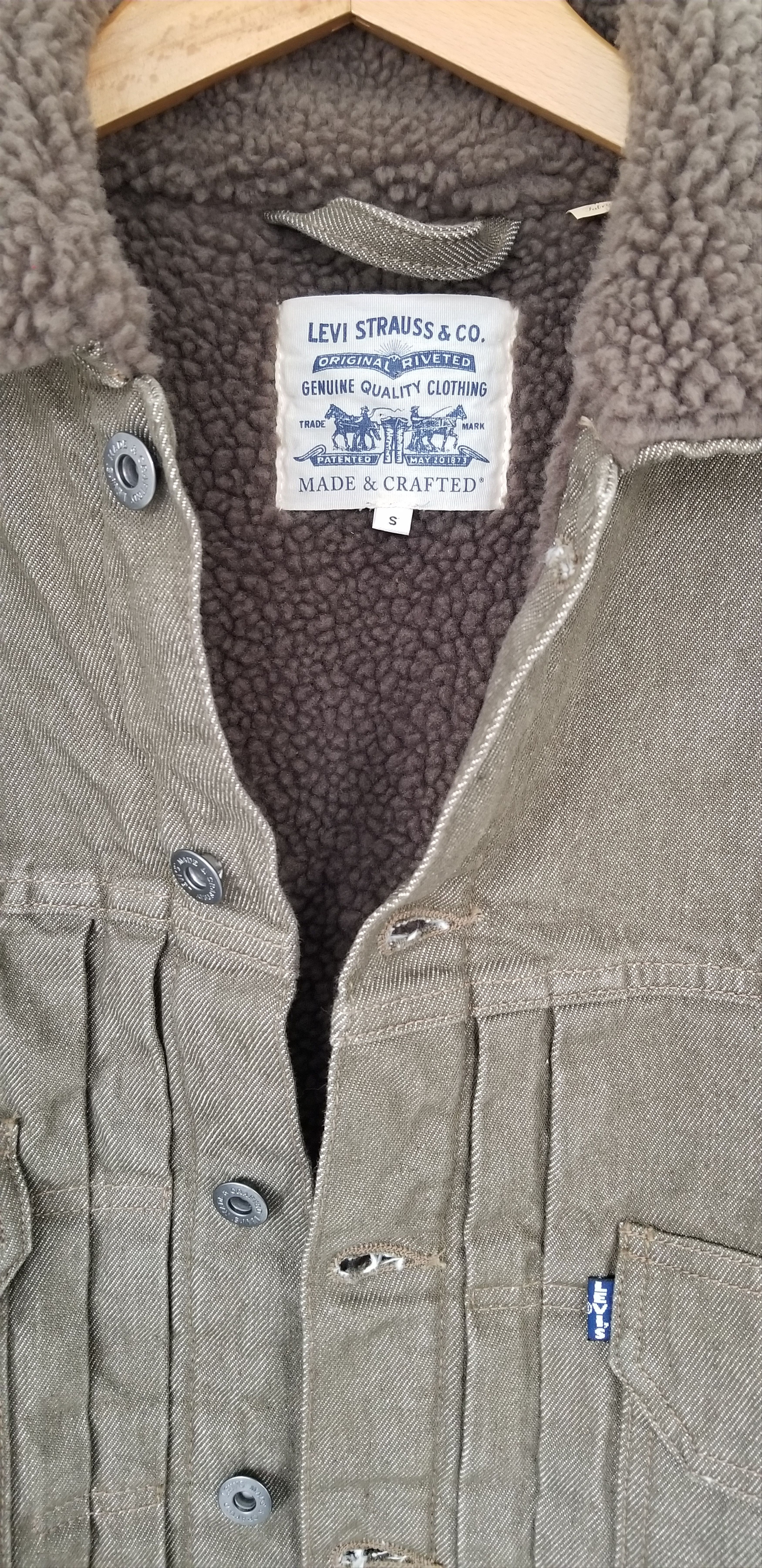 Levi's Levis Made & Crafted Type II Big E Trucker Jacket Small Size US S / EU 44-46 / 1 - 8 Thumbnail