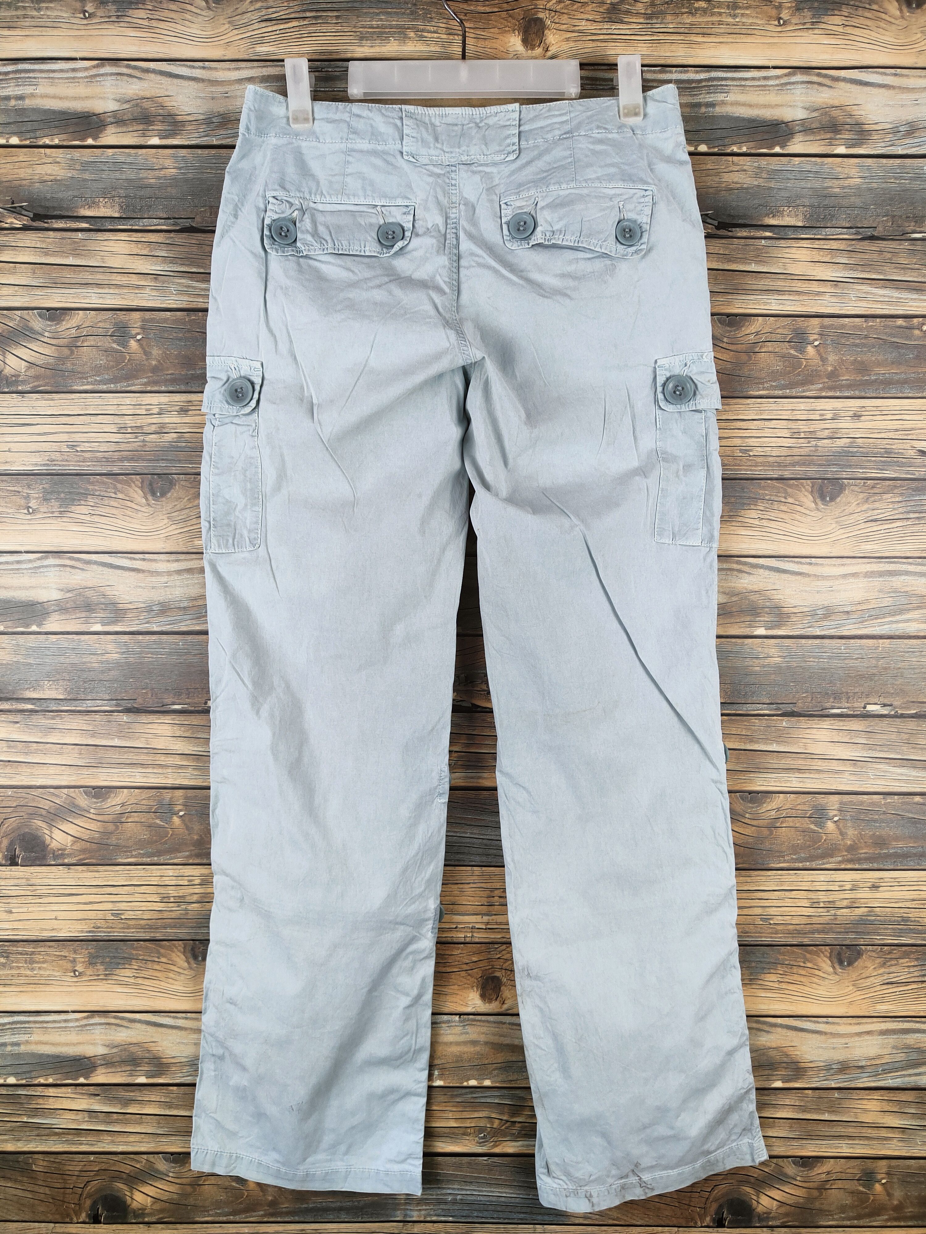 Old Navy DL Old Navy Light Green Multipocket Cargo Pants #46-136 Size 28" / US 6 / IT 42 - 7 Thumbnail
